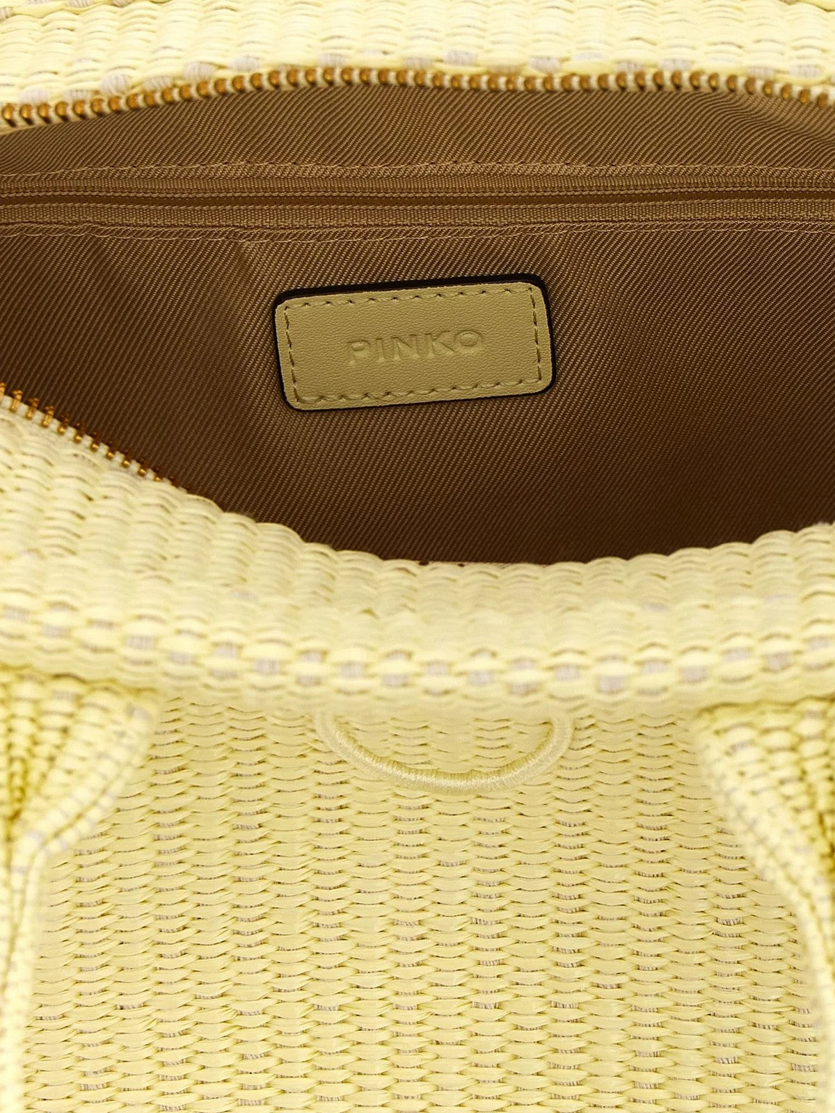 PINKO Borsa Donna BEACH SHOPPER MINI RAFIA 106832-A39Y C39 GIALLO PASTINACA