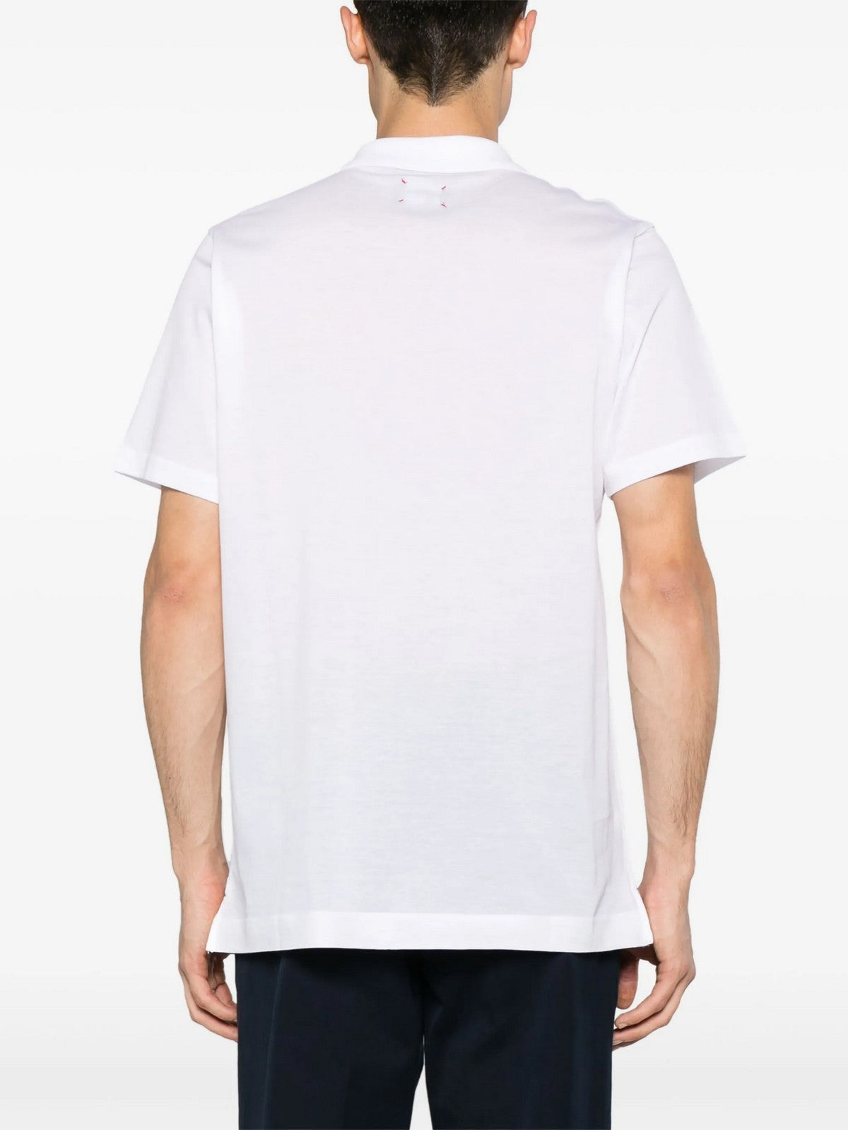 KITON Polo Uomo UMK117140C00F WHITE Bianco gioboutiqueweb