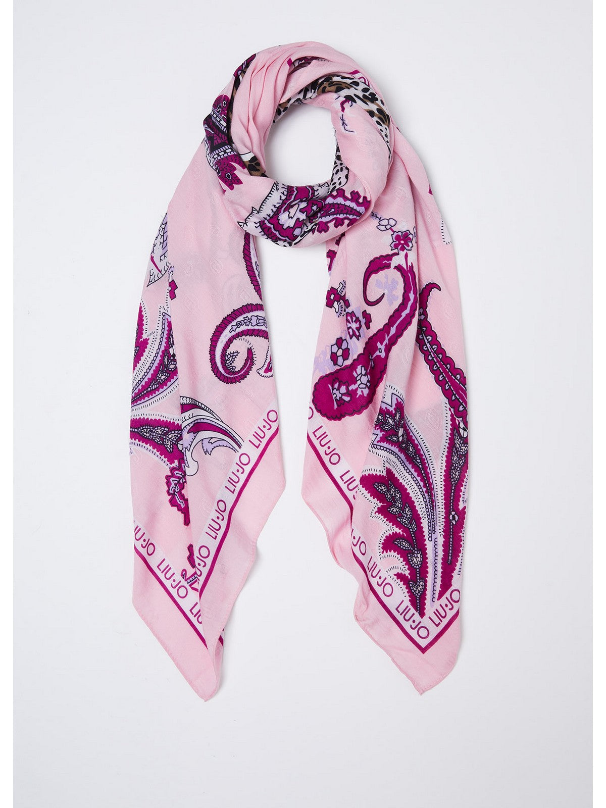 LIU JO SOFT Foulard Donna 2A4047T0300 32010 Rosa gioboutiqueweb