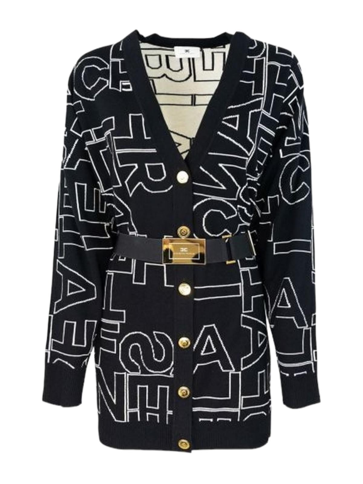 ELISABETTA FRANCHI Mk72m46e2 685 black cardigan