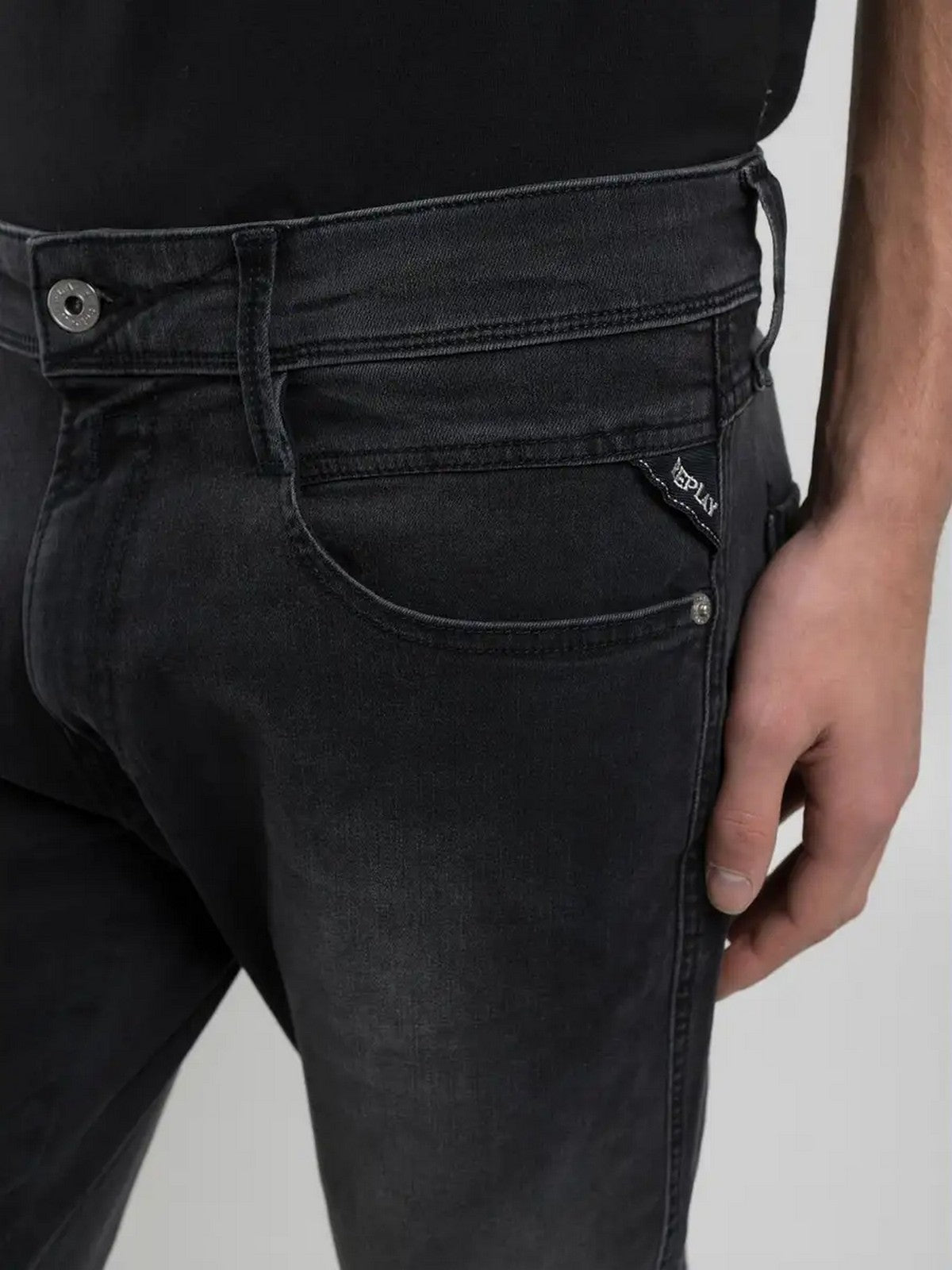 REPLAY Jeans Uomo M914000103C36 097 DARK GREY gioboutiqueweb