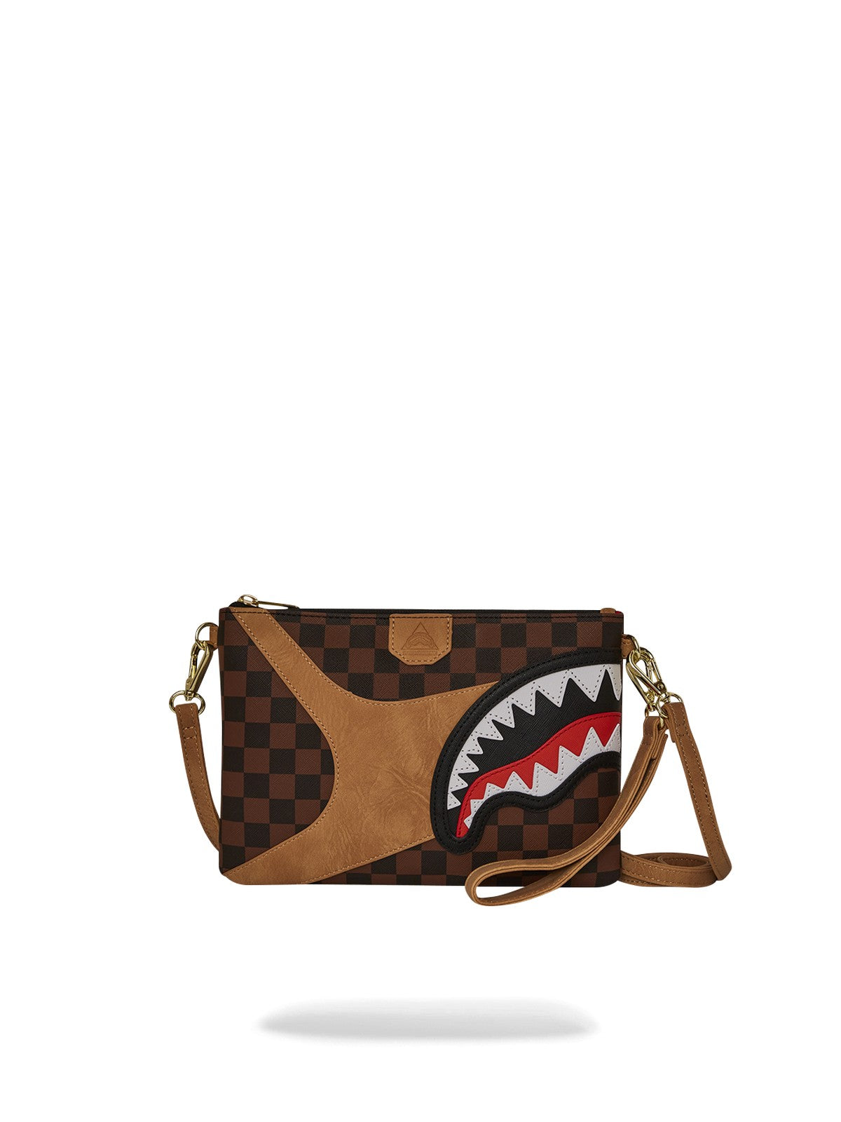 SPRAYGROUND Pochette Uomo HENNYVILLE CROSSOVER CLUTCH 910B7994NSZ MARRONE gioboutiqueweb