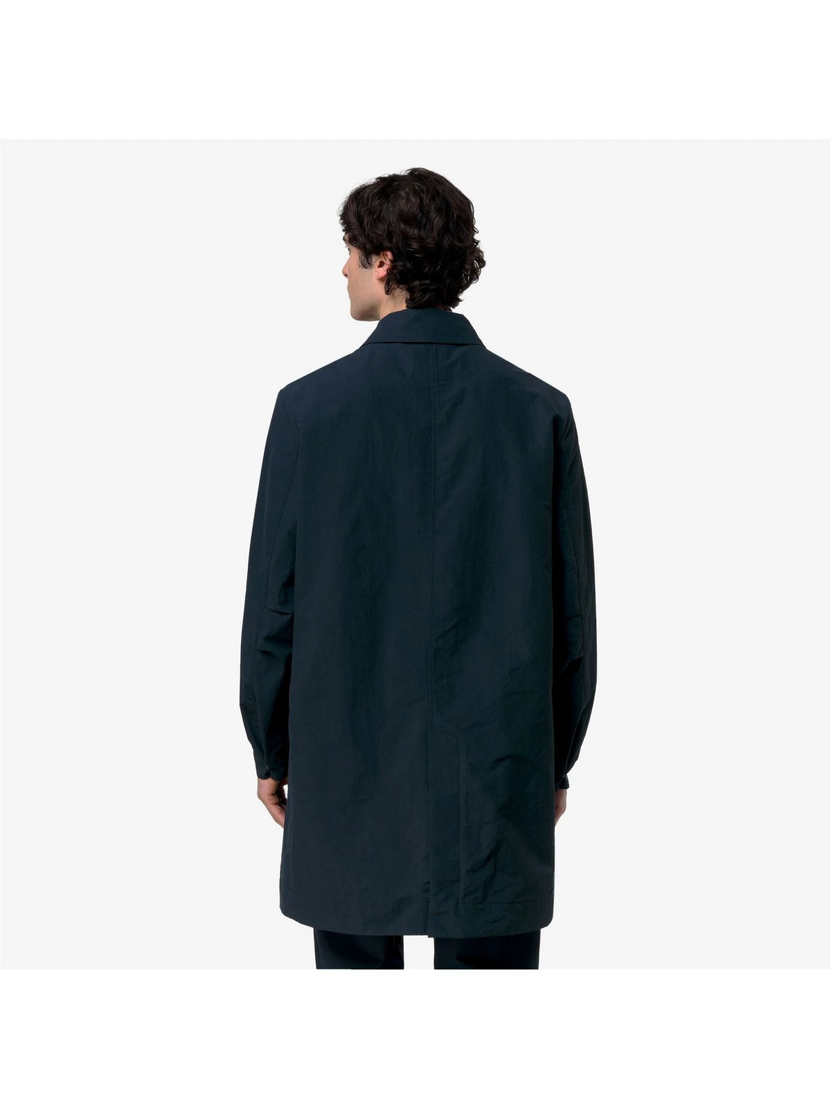 K-WAY Giubbino Uomo POIROL COTTON BLEND K31425W K89 BLUE DEPTH