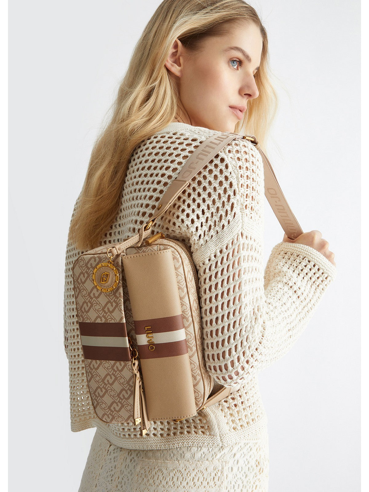 LIU JO ACCESSORIES Borsa Donna AXX034E0538 71038 Beige gioboutiqueweb