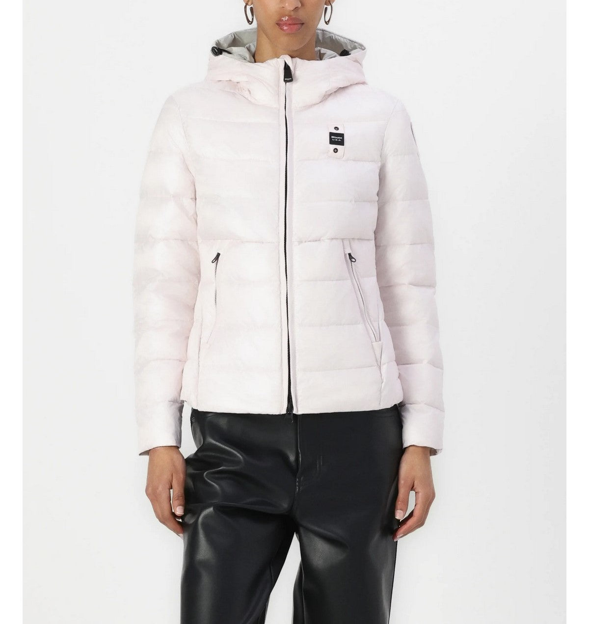 BLAUER Piumino Donna CAROLL 25SBLDC02234 006648 100 BIANCO OTTICO gioboutiqueweb