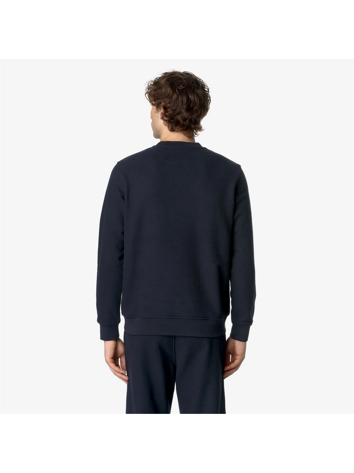 K-WAY Felpa Uomo BAPTISTE HEAVY FLEECE K8133GW K89 Blu gioboutiqueweb