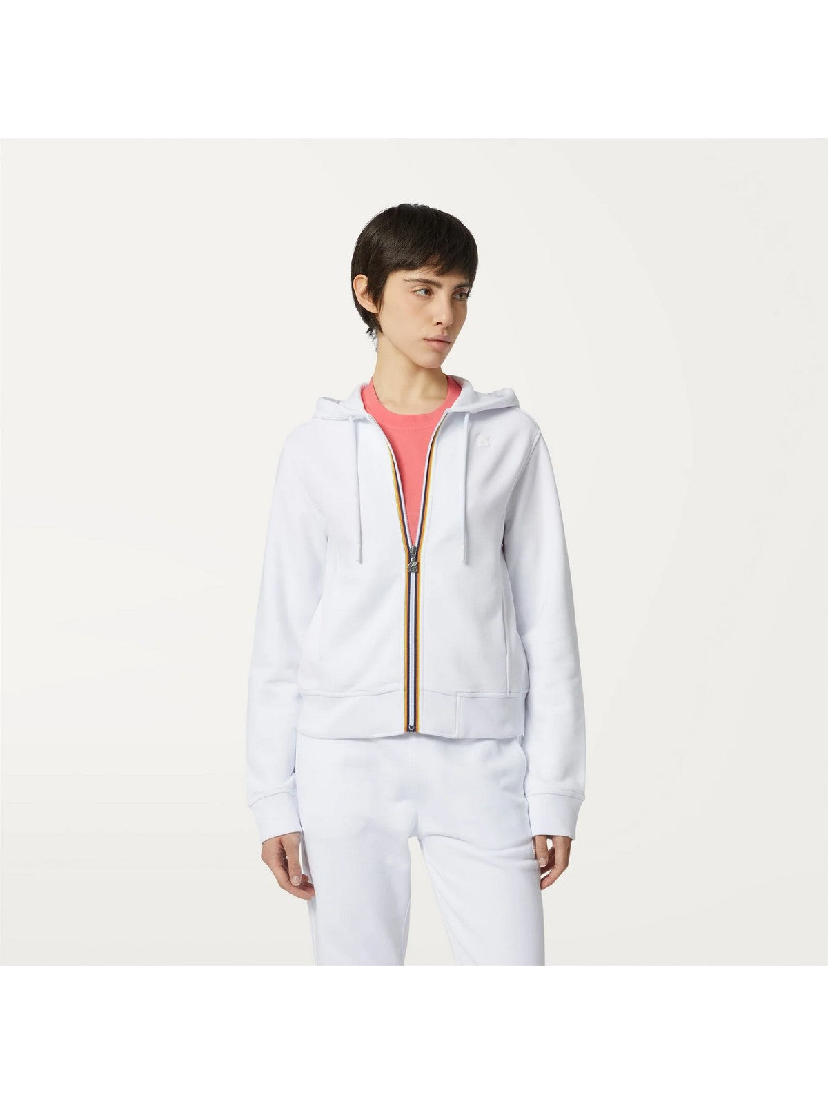 K-way Women's sweatshirt Deline K81222Iw 001 White