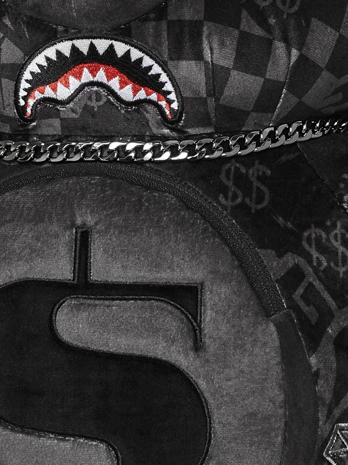 SPRAYGROUND Zaino Uomo 3AM CHECK TEDDY BEAR 910B7280NSZ Nero