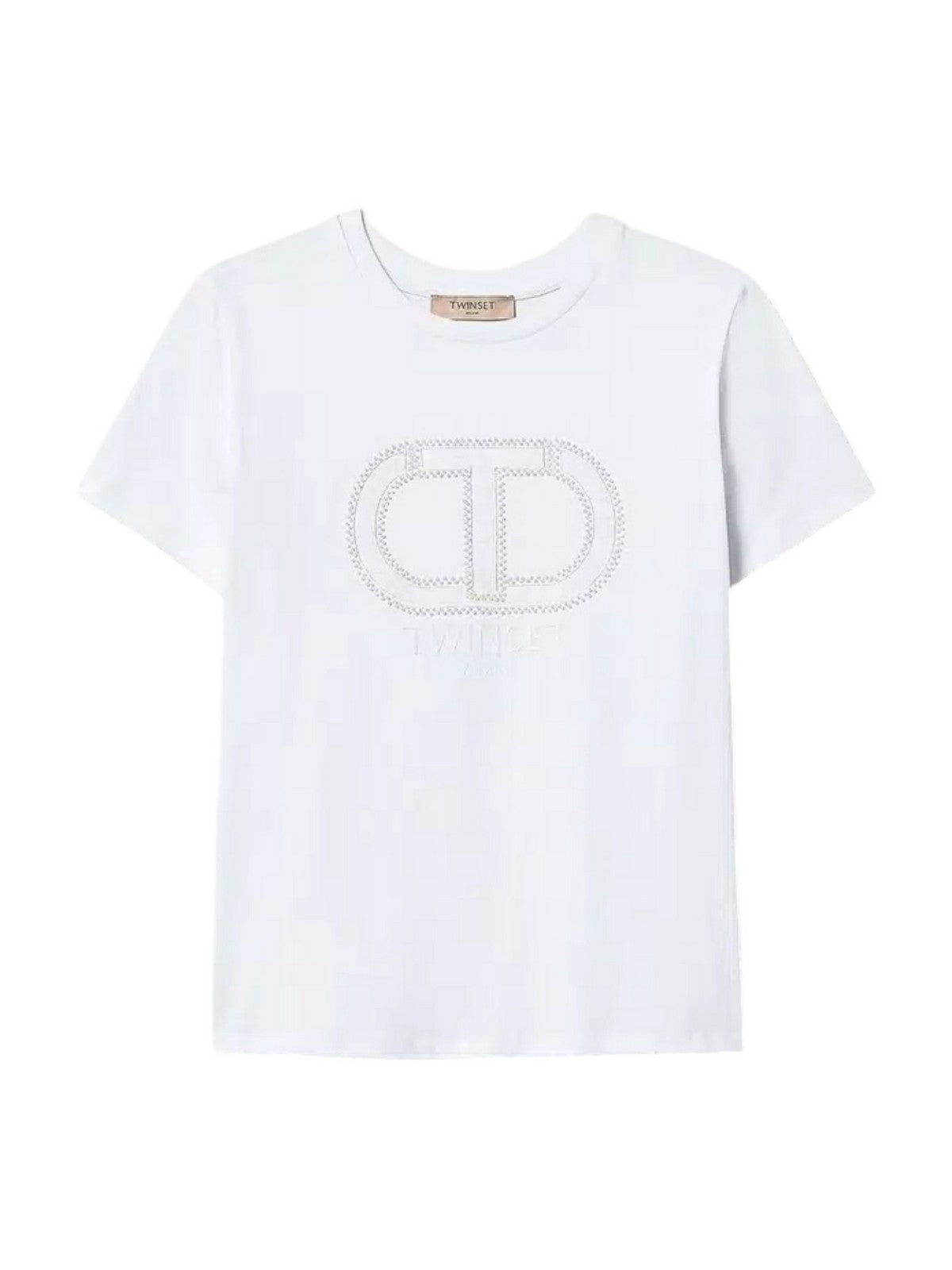 TWINSET T-Shirt e Polo Donna 242TT2460 00001 Bianco gioboutiqueweb