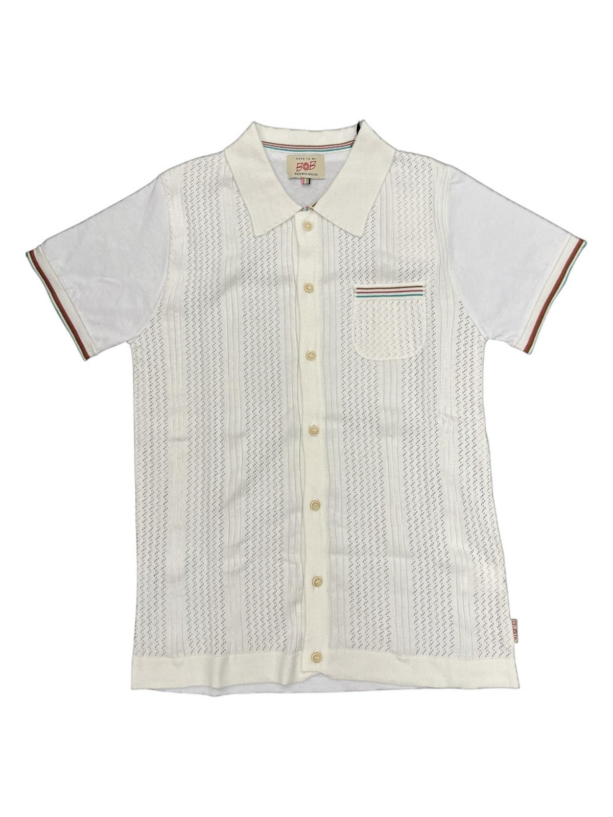 BOB Camicia Uomo AN/P25RIK UNICA Bianco gioboutiqueweb