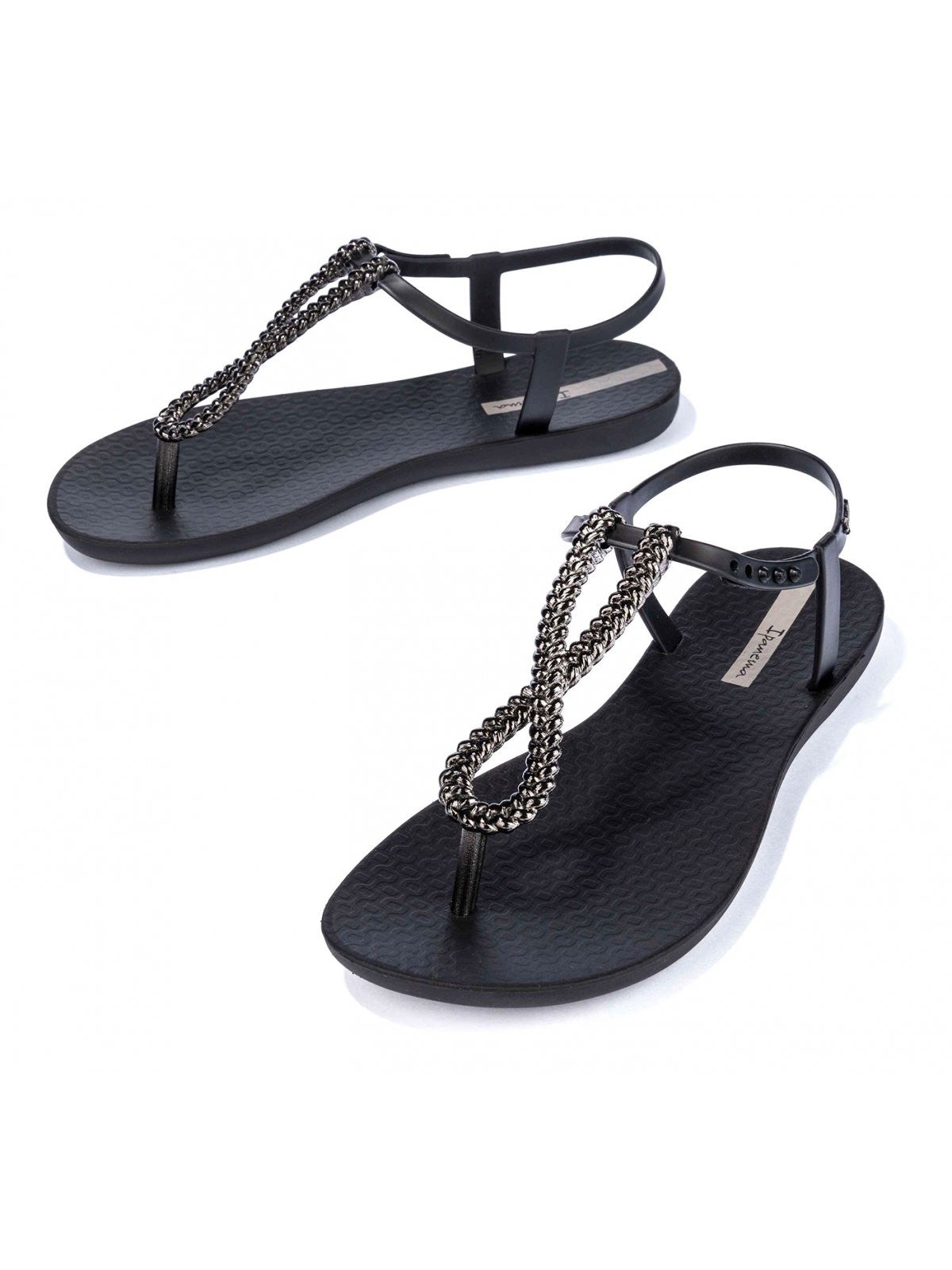 IPANEMA Sandalo Donna IP.83658 BC909 BLACK/DARK GREY gioboutiqueweb