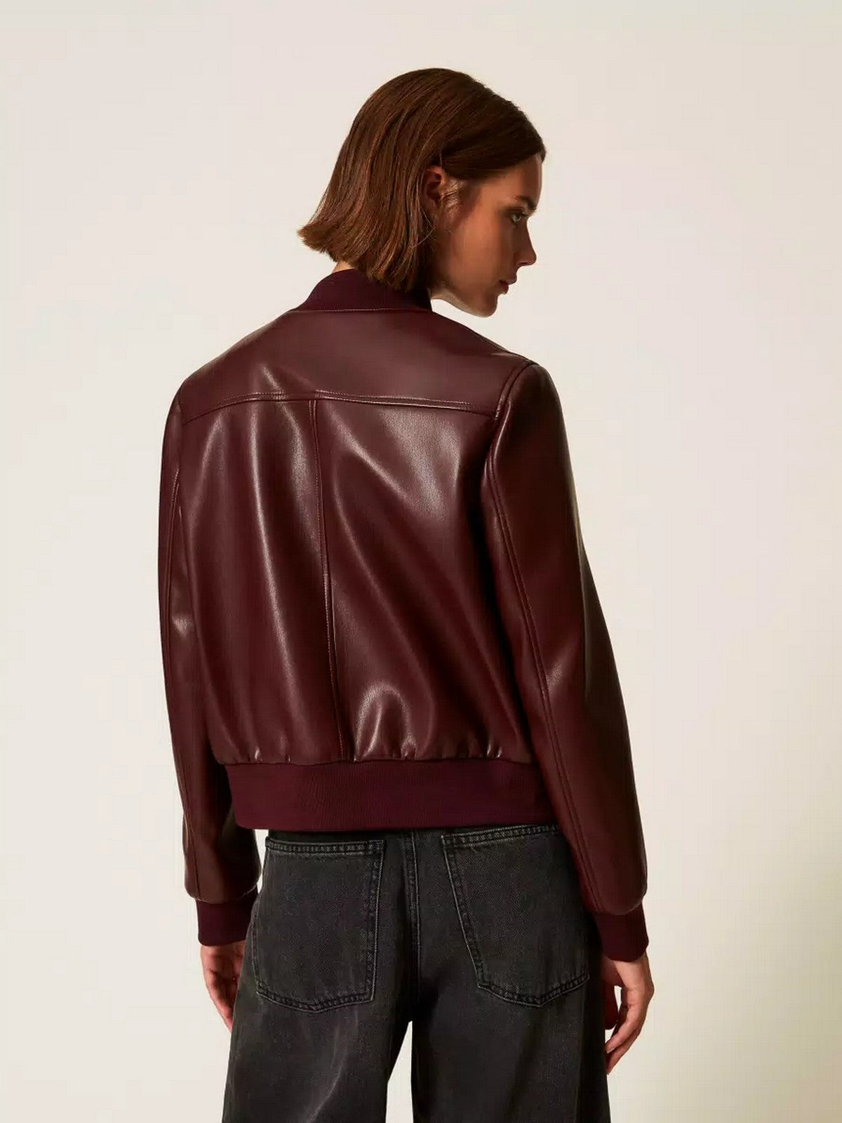 TWINSET Giubbino Donna SOFT COATED 252TP2232 05609 WINETASTING