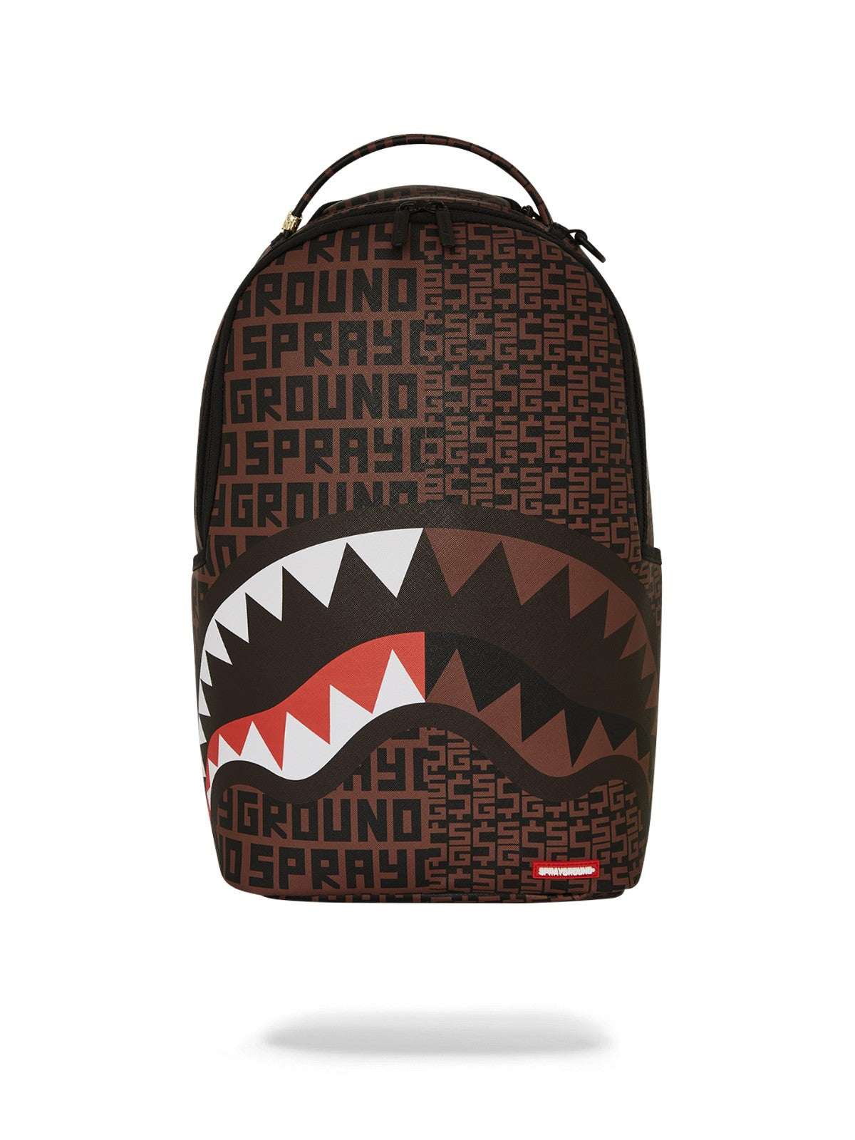 SPRAYGROUND Zaino Uomo MONEY SPLIT DLX BACKPACK 910B7222NSZ MARRONE