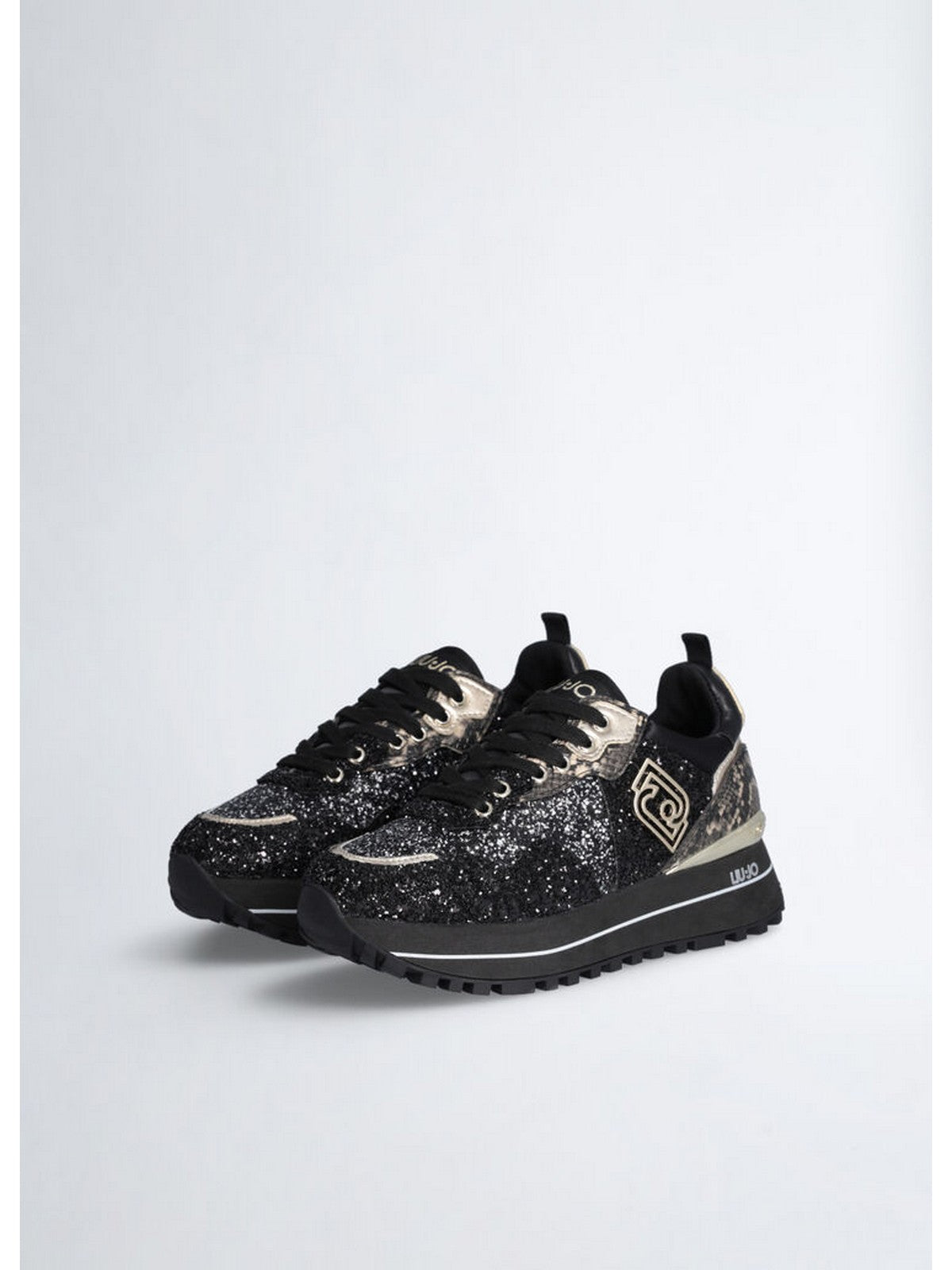 LIU JO Sneaker Donna LIU JO MAXI WONDER 01 BF4001TX007 22222 Nero gioboutiqueweb