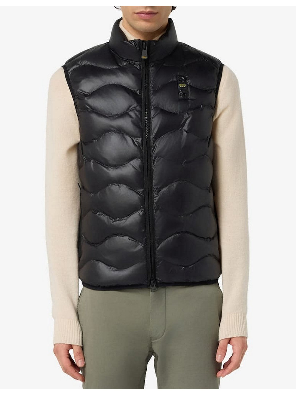 BLAUER Gilet Uomo DANNY 25SBLUX02230 005958 999 Nero gioboutiqueweb