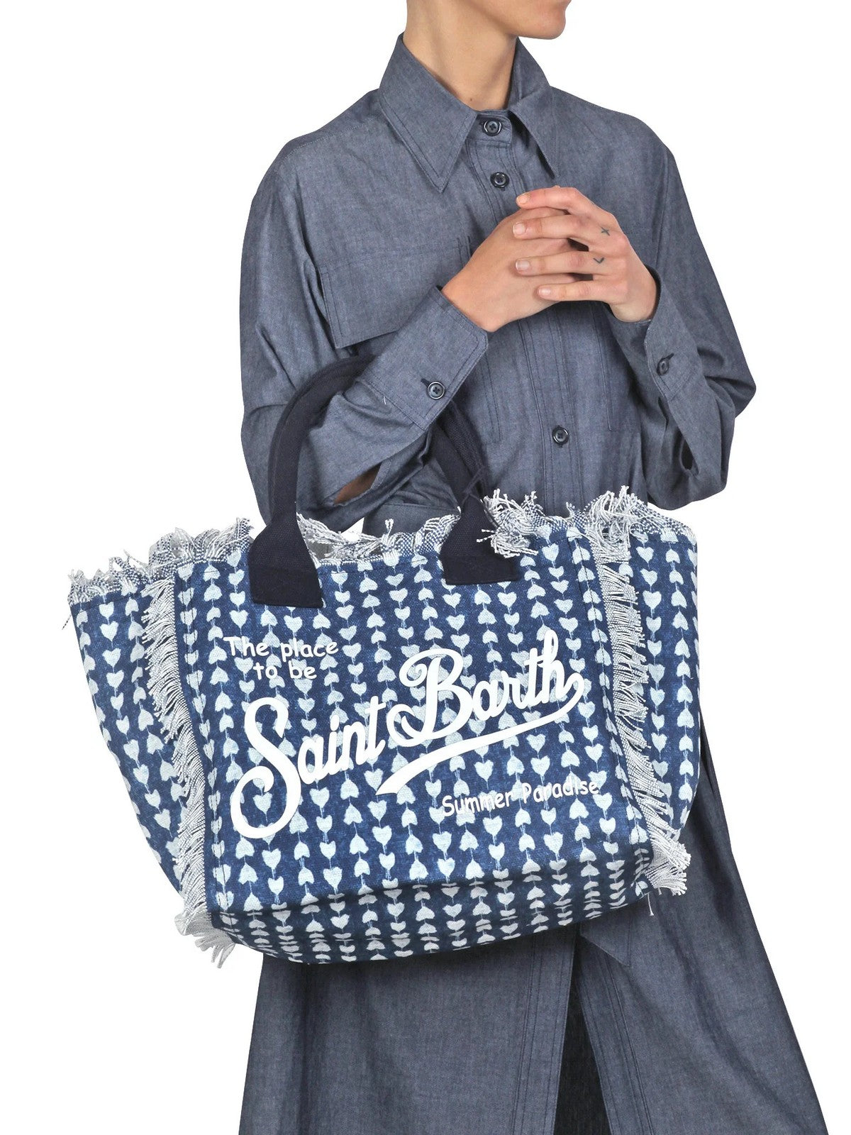 MC2 SAINT BARTH Borsa Donna VANITY 05251F Blu gioboutiqueweb