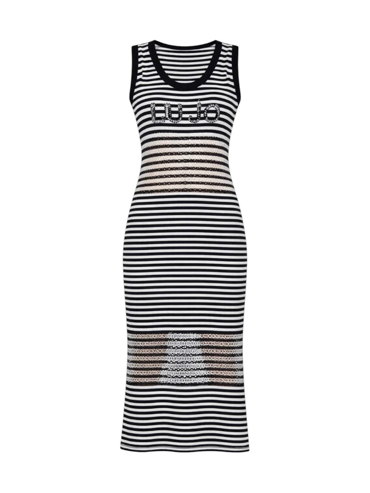 LIU JO BEACHWEAR Abito Donna VA6198J3908 09096 NERO/BIANCO