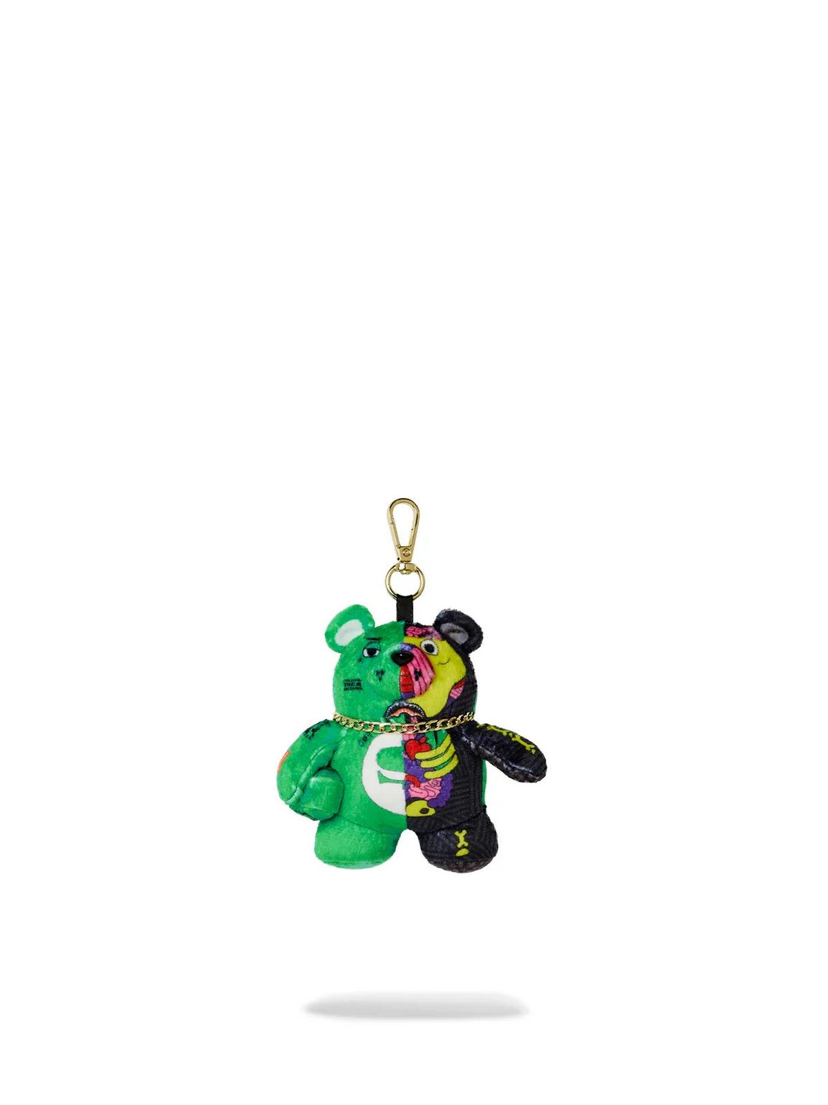 SPRAYGROUND Portachiavi Uomo YOUNG X-RAY BEAR KEYCHAIN 910K0603NSZ VERDE gioboutiqueweb