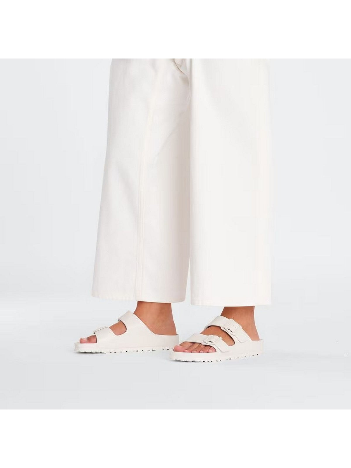 BIRKENSTOCK Sandalo Donna Arizona 1027384 EGGSHELL gioboutiqueweb