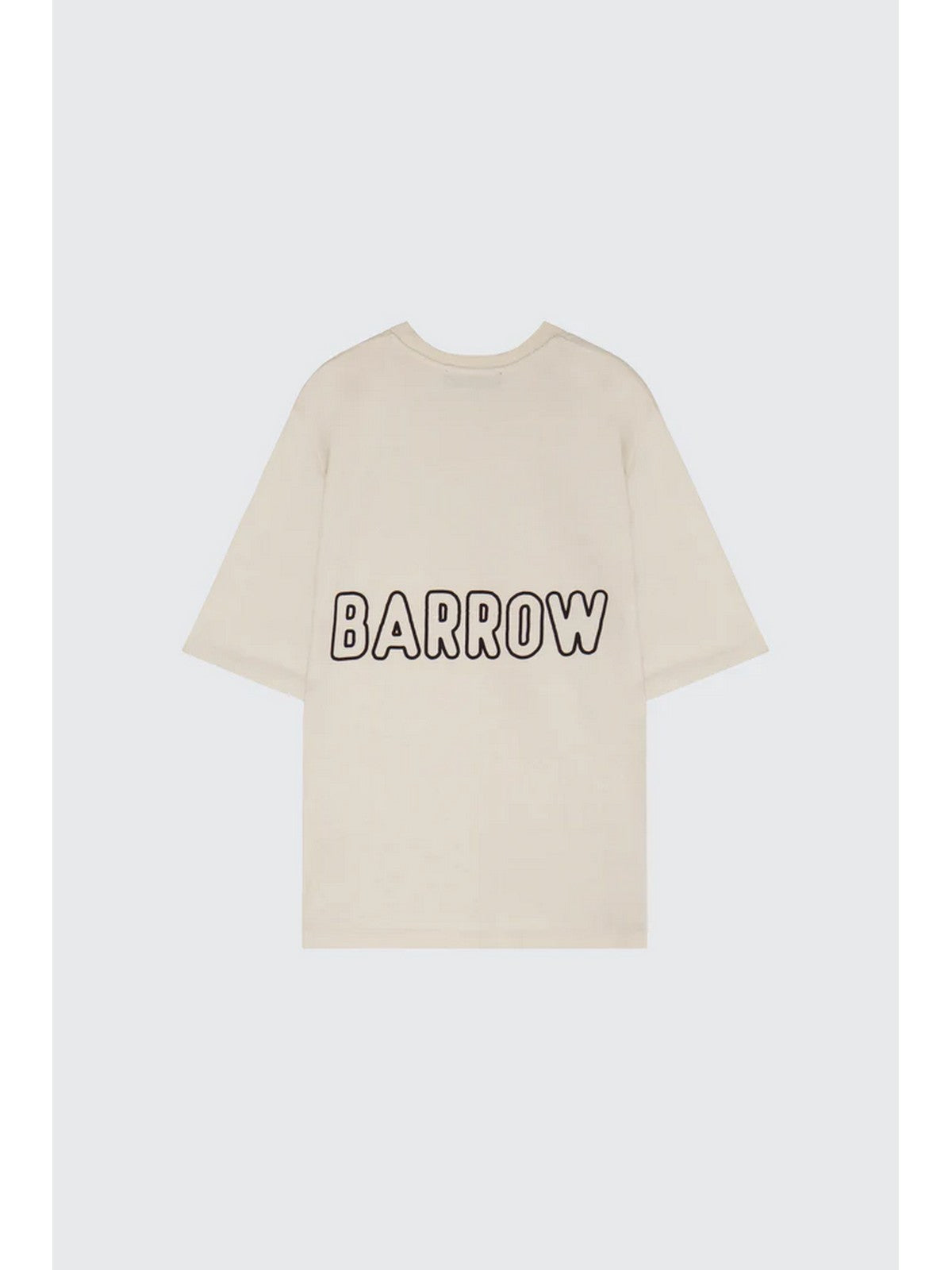 BARROW T-Shirt e Polo Uomo JERSEY T-SHIRT UNISEX F4BWUATH074 BW009 Beige gioboutiqueweb