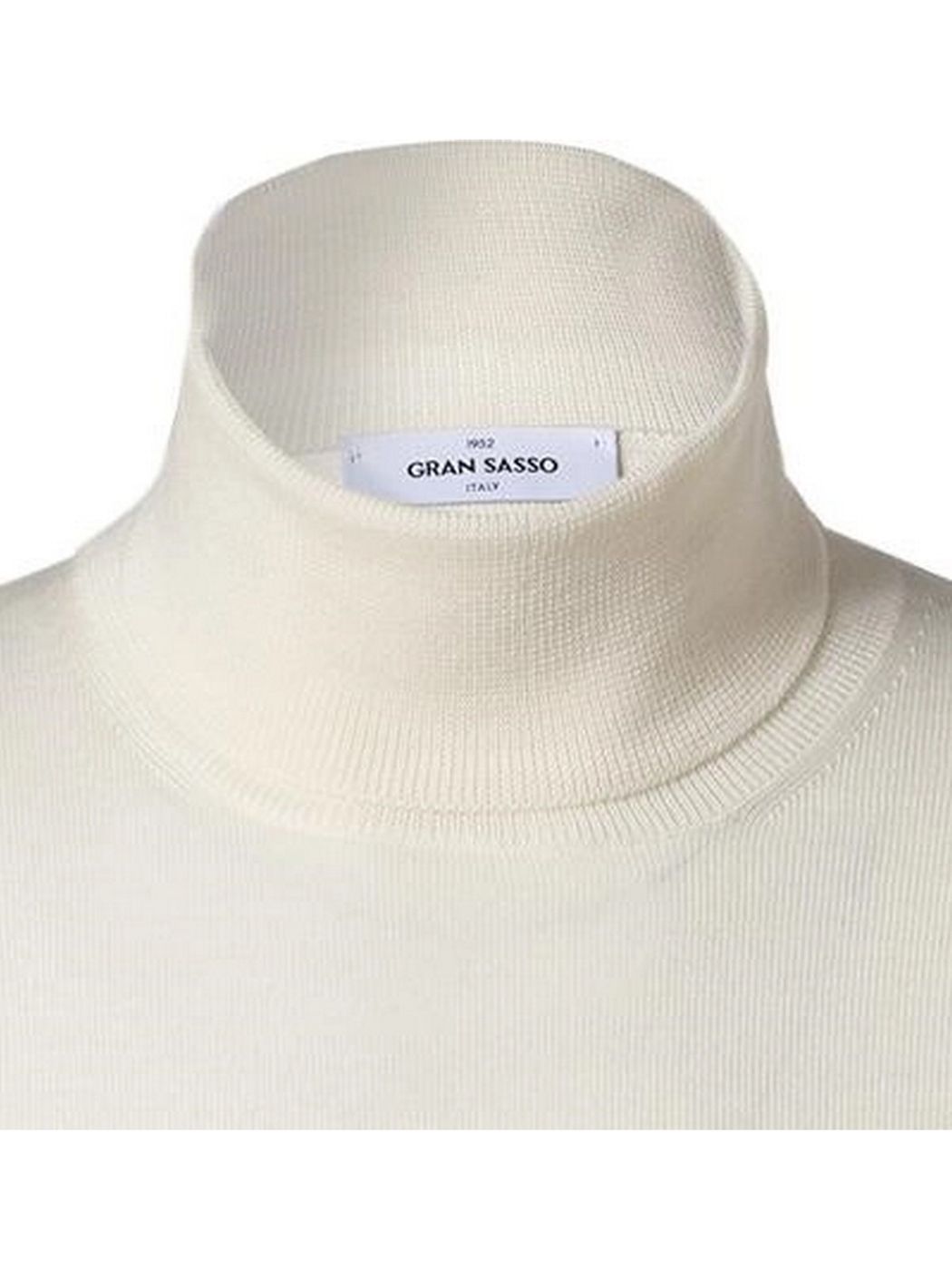 GRAN SASSO Maglione dolcevita Uomo 55157/14290 005 Bianco gioboutiqueweb