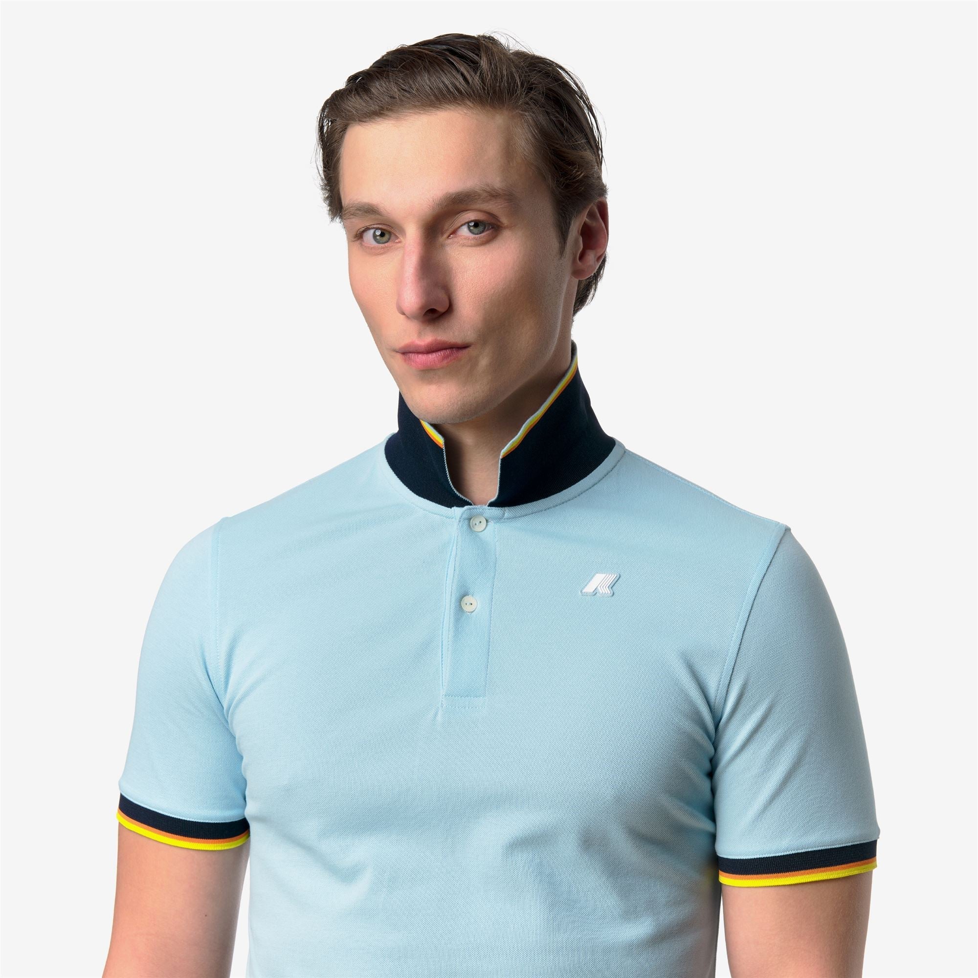 K-WAY Polo Uomo VINCENT PIQUE K1125BW D40 BLUE DREAM