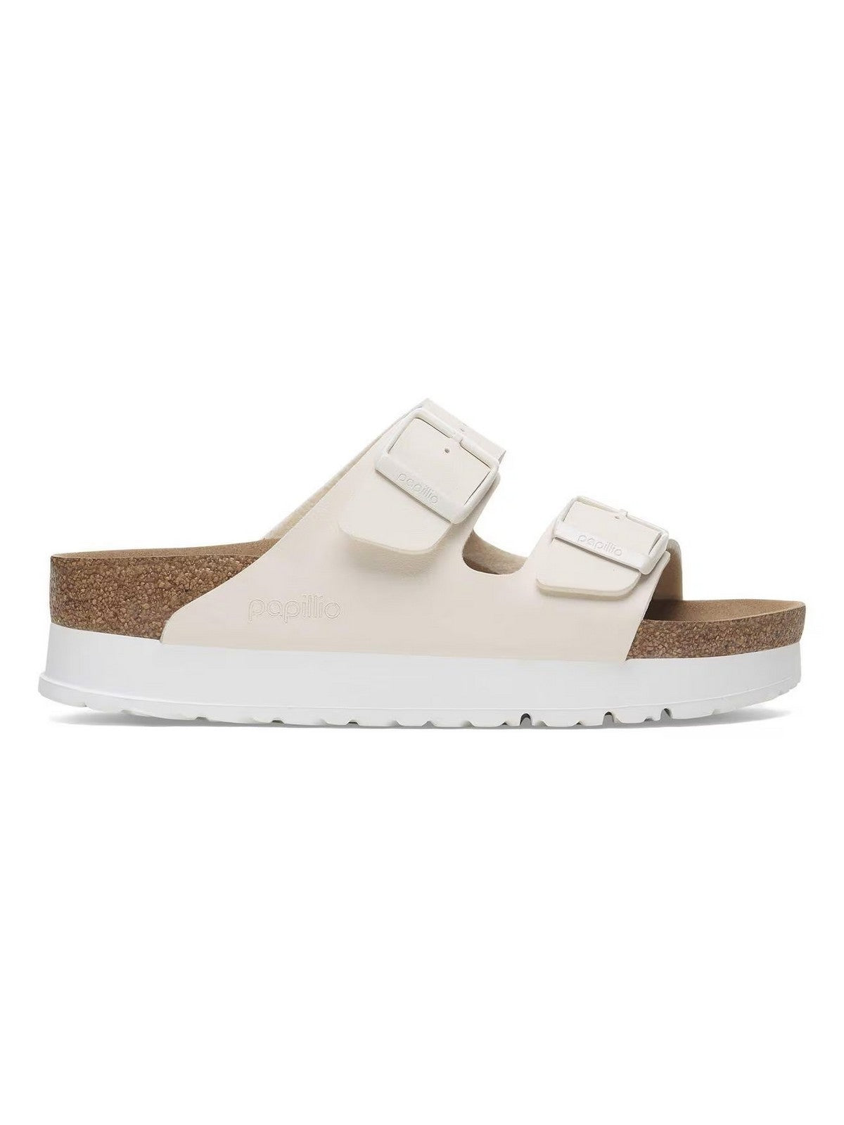 BIRKENSTOCK Sandalo Unisex adulto Arizona Platf eggshell veg, Birko Flor 1029127 EHHSHELL gioboutiqueweb