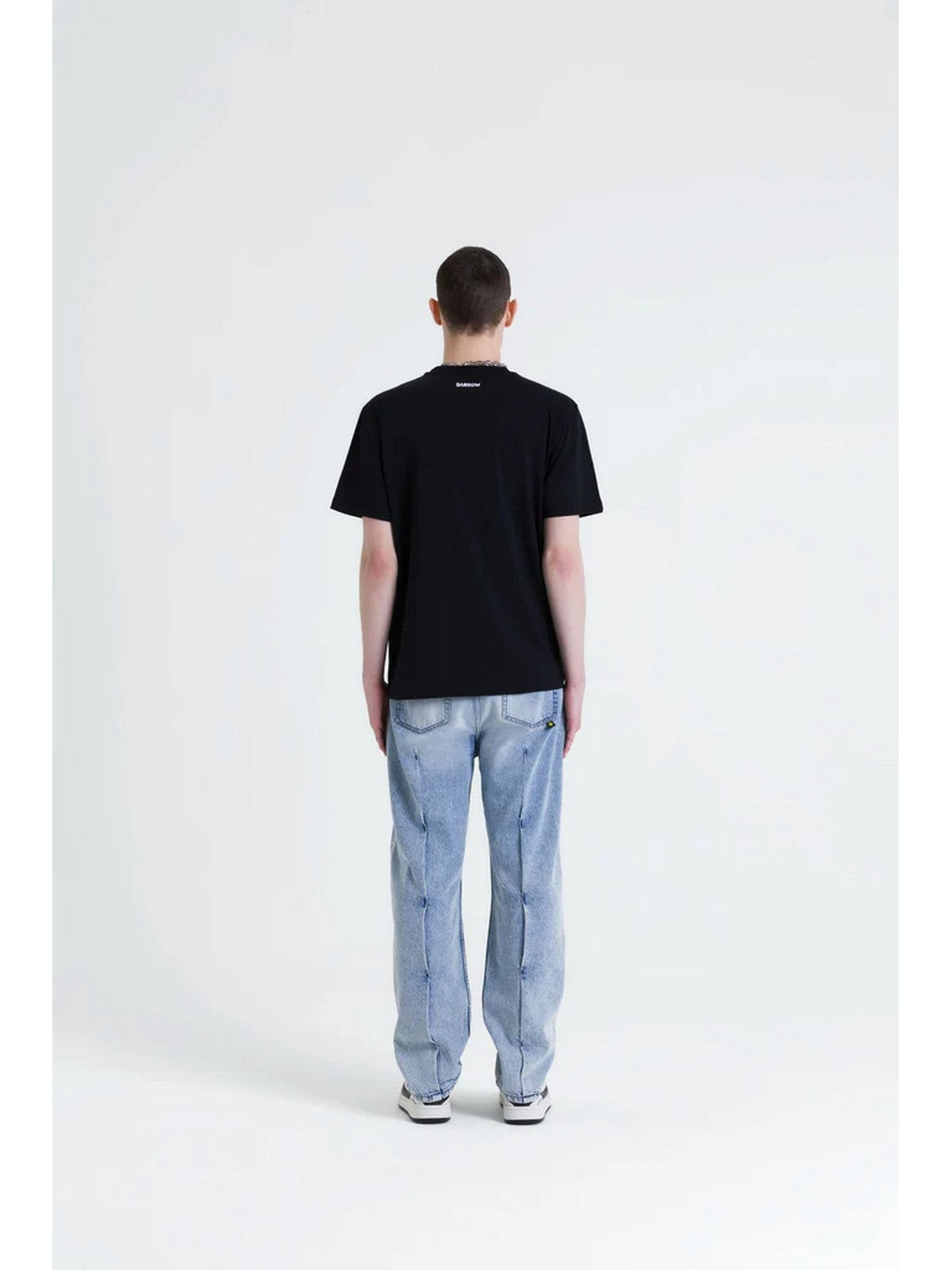 BARROW T-shirt Uomo S5BWUATH058 110 Nero gioboutiqueweb