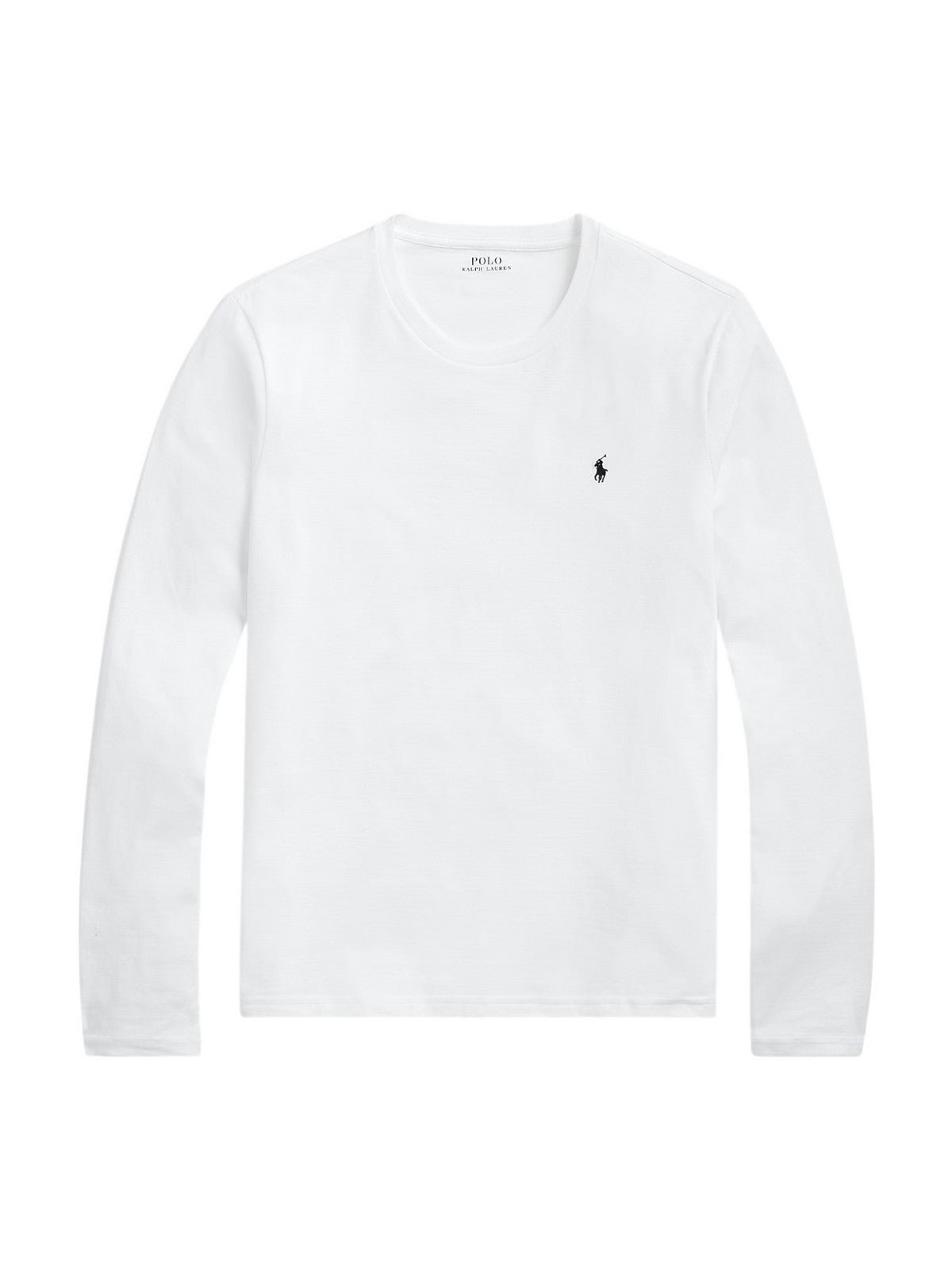 POLO RALPH LAUREN T-shirt Uomo L/S CREW-SLEEP-TOP 714844759 004 WHITE gioboutiqueweb
