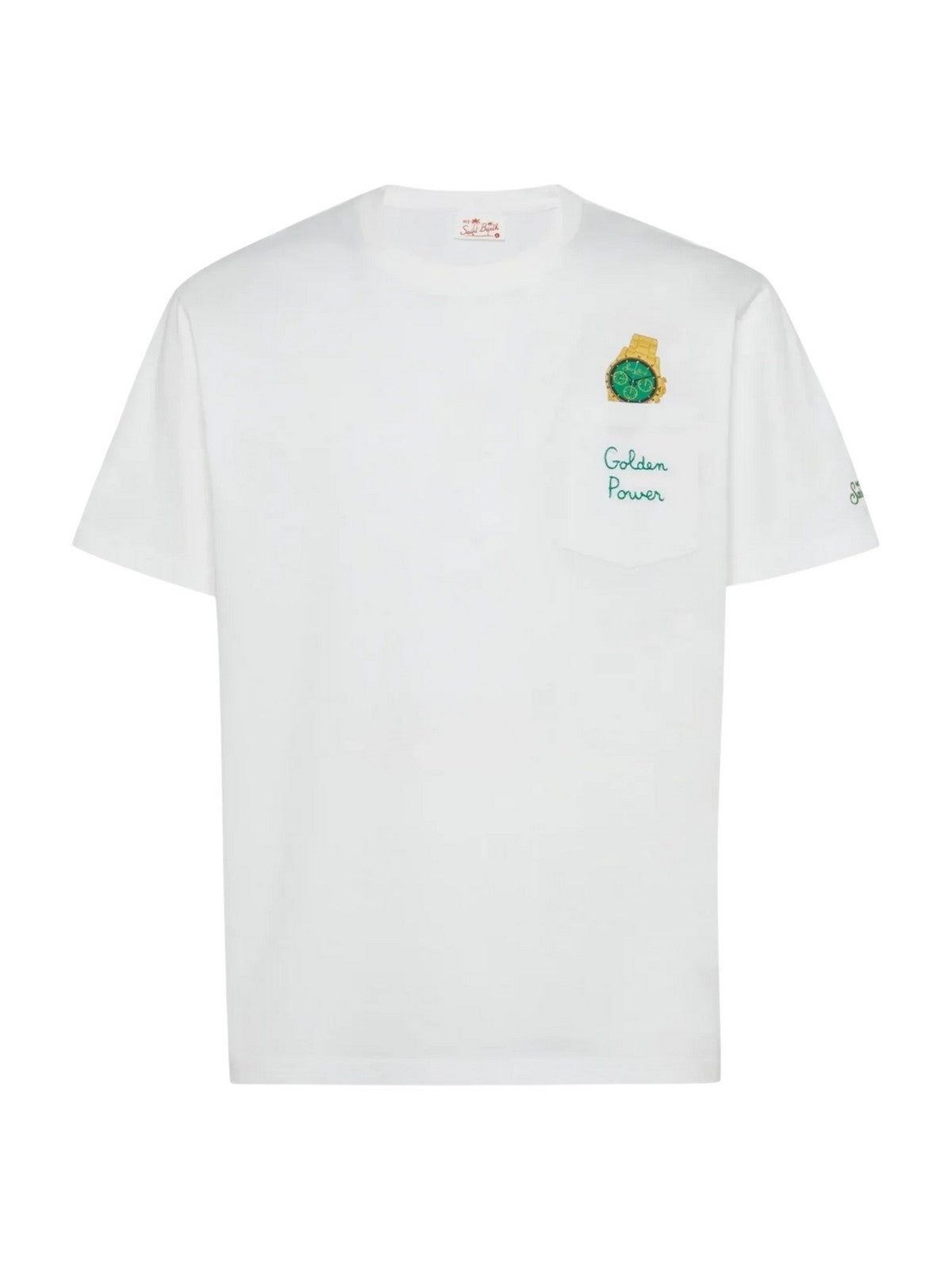 MC2 SAINT BARTH T-shirt Uomo AUSTIN 04344L GOLDEN POWER 01N EMB
