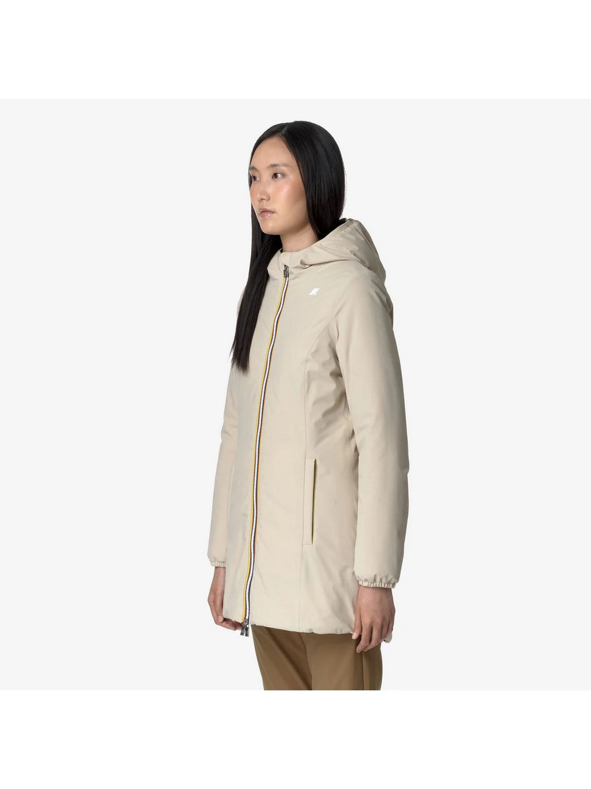 K-WAY Giubbino Donna DENISE ST WARM DOUBLE K6128UW AUA Beige gioboutiqueweb