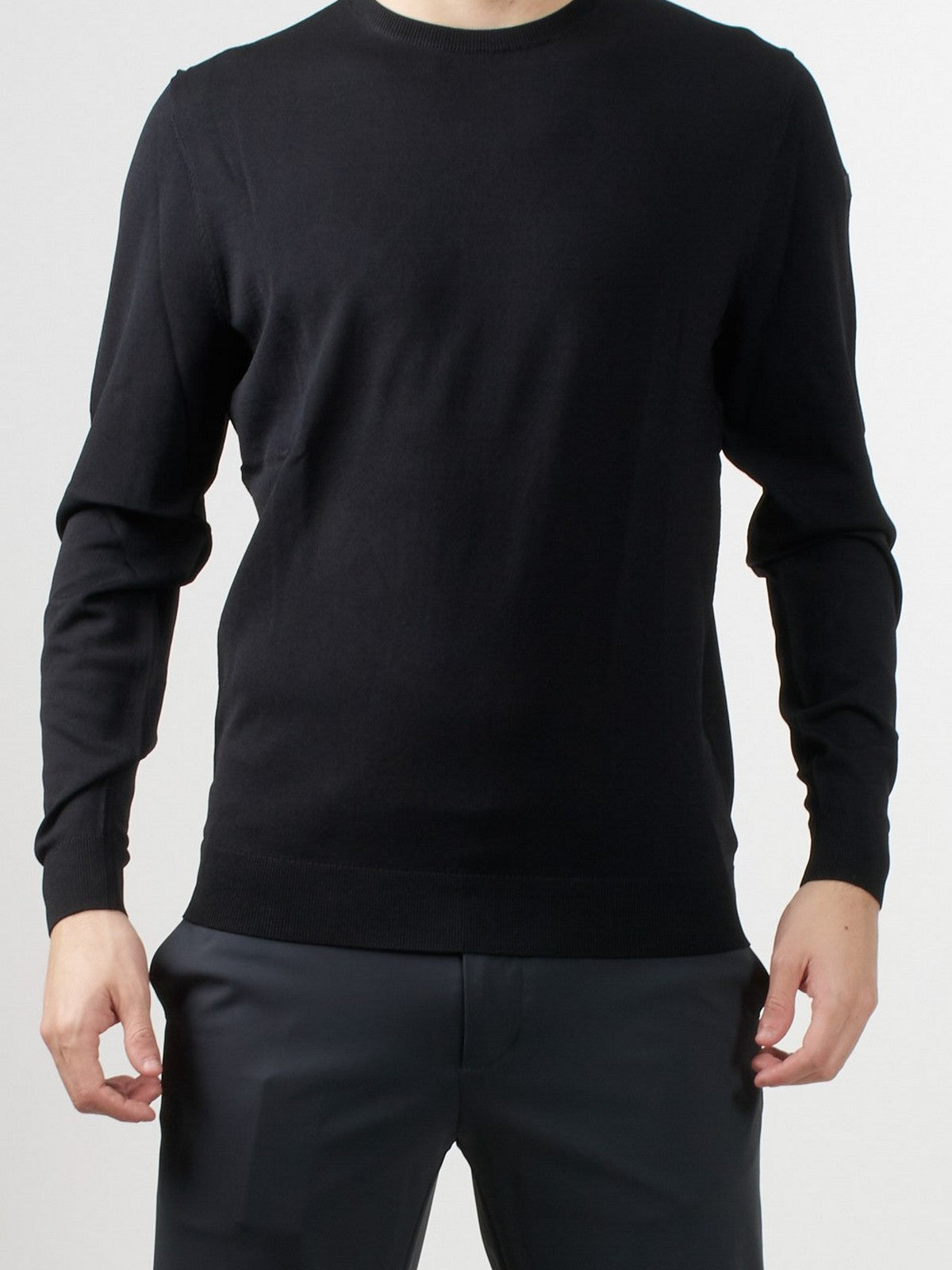 RRD Maglione Uomo MAXELL ROUND KNIT W25158 10 10 BLACK