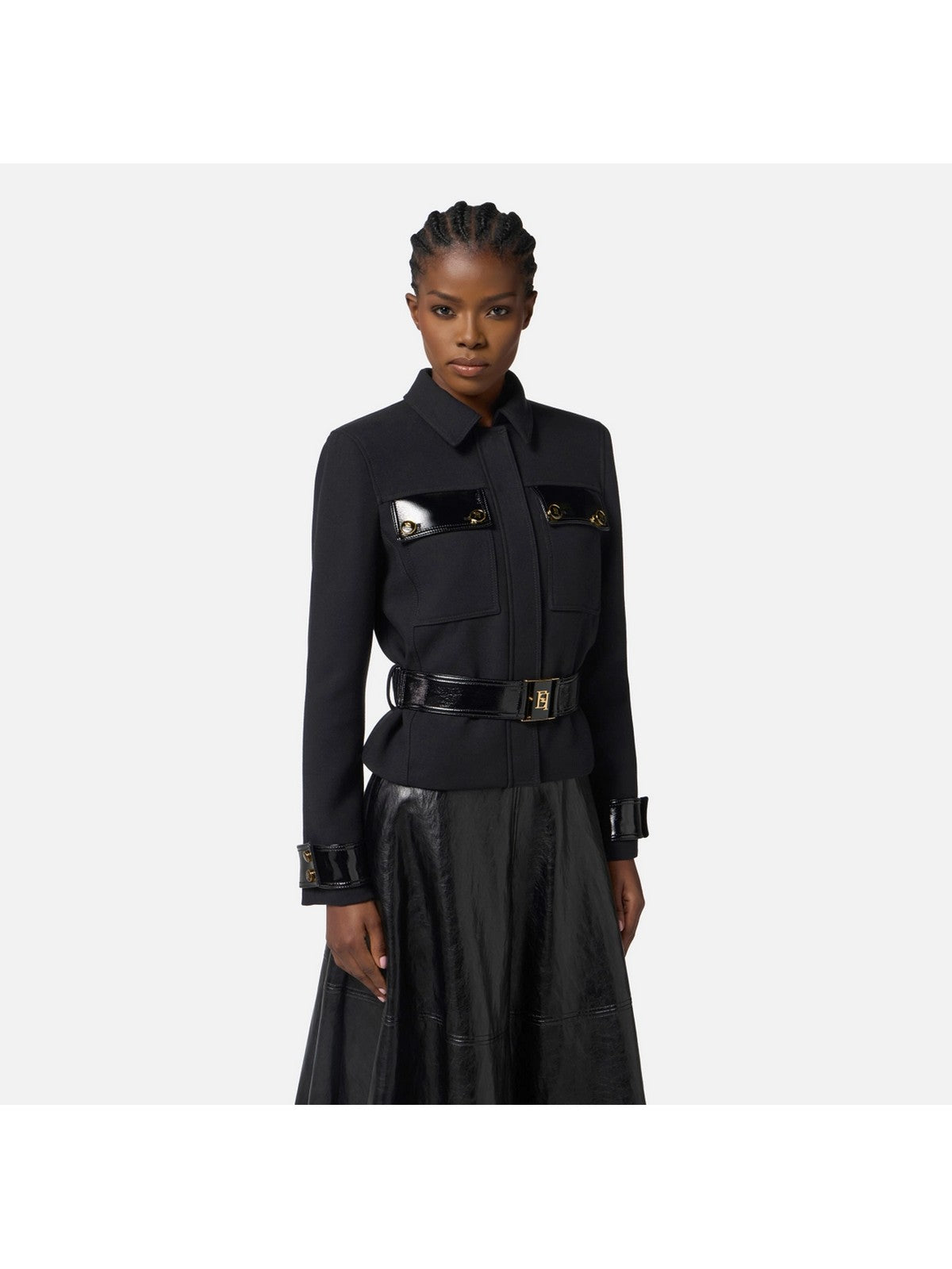 ELISABETTA FRANCHI Giubbino Donna GB00356E2 110 Nero