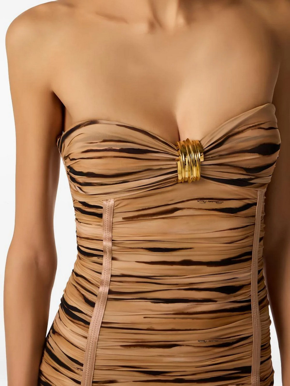 ELISABETTA FRANCHI Abito Donna AB94562E2 470 CAMMELLO