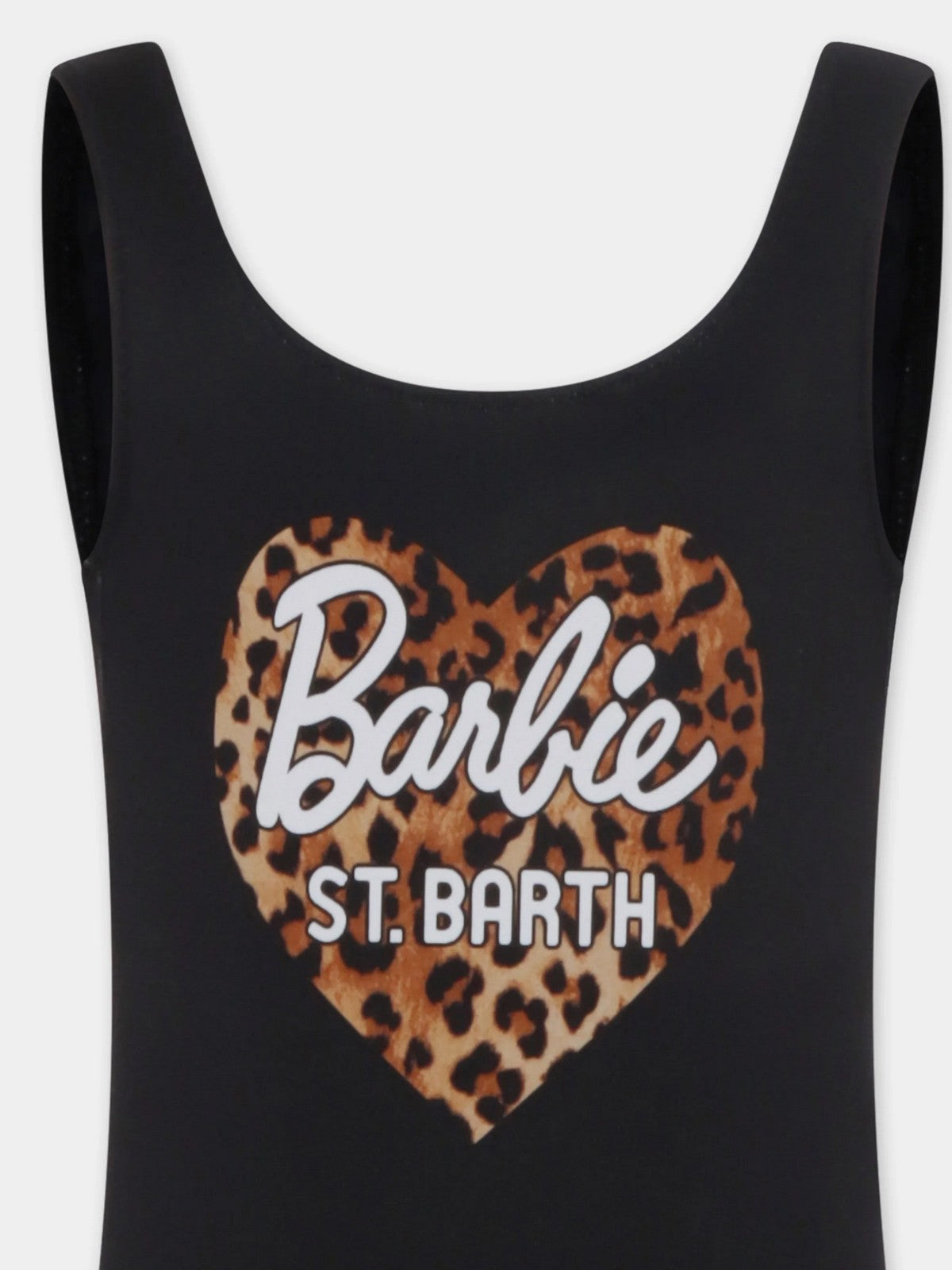 MC2 SAINT BARTH Costume da bagno Bambine e ragazze CARA 03489H BARBIE SB SAND LEOPARD HEART 00 gioboutiqueweb