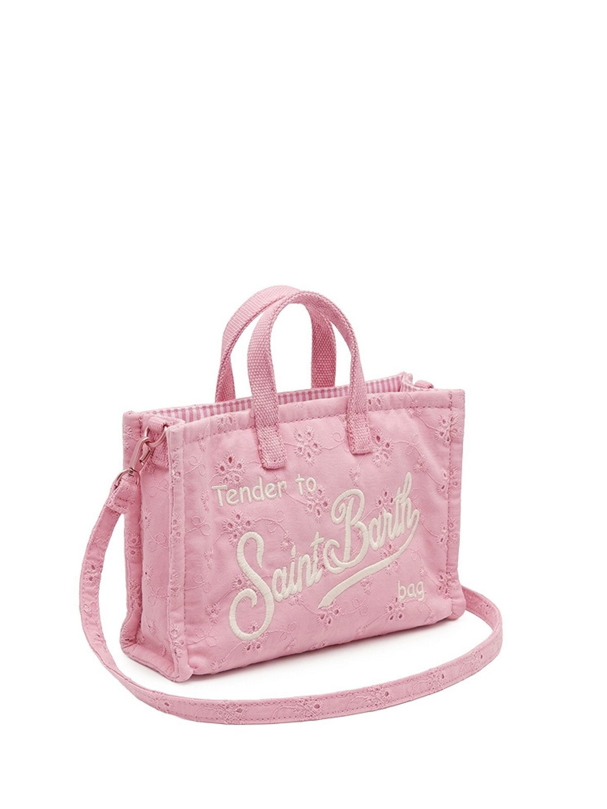 MC2 SAINT BARTH Pochette Donna PHONE BAG SANGALLO 03025L COTTON MINI FLOWERS EMBRY 21 EMB