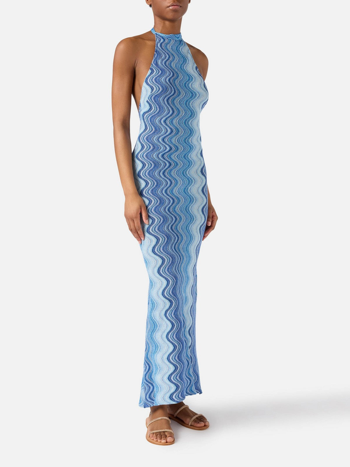 MC2 SAINT BARTH Abito Donna TONY R 01128L RACHEL SEA WAVE SOFT 32 gioboutiqueweb