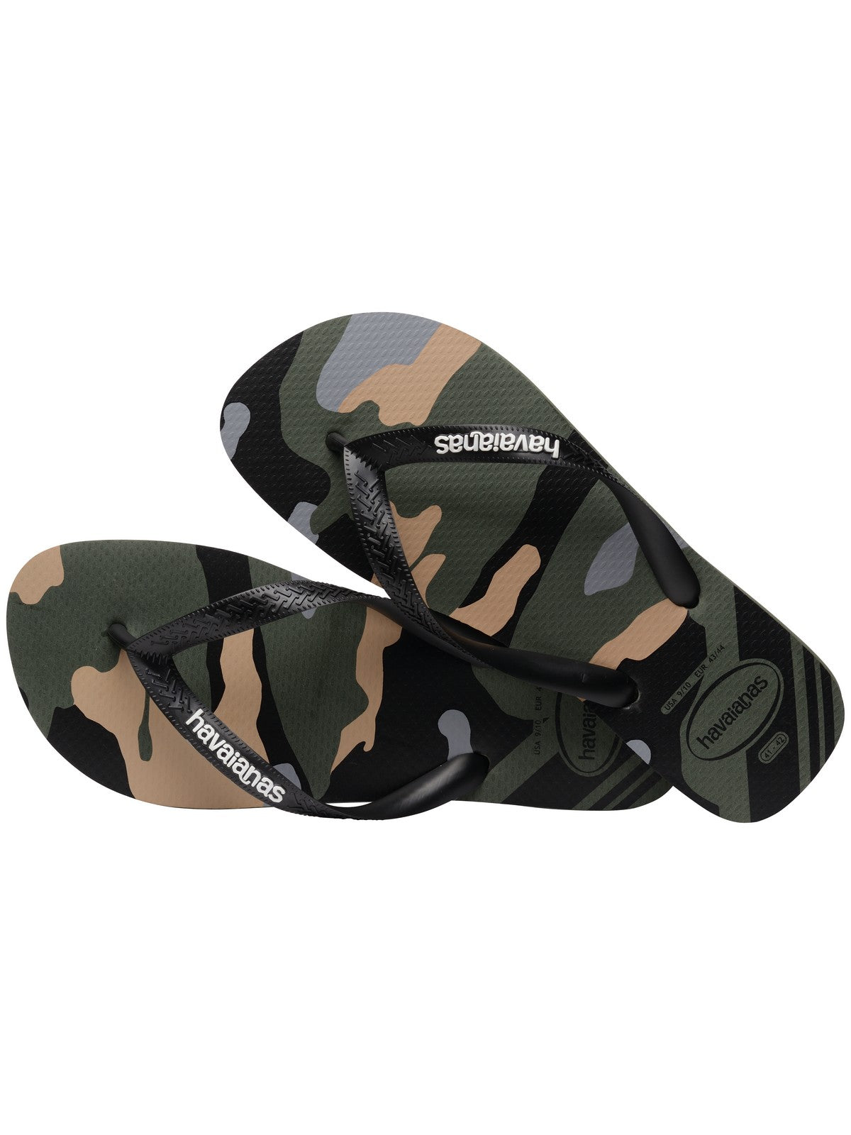 HAVAIANAS Infradito Uomo Hav. Top camu 4141398.6134 Nero gioboutiqueweb