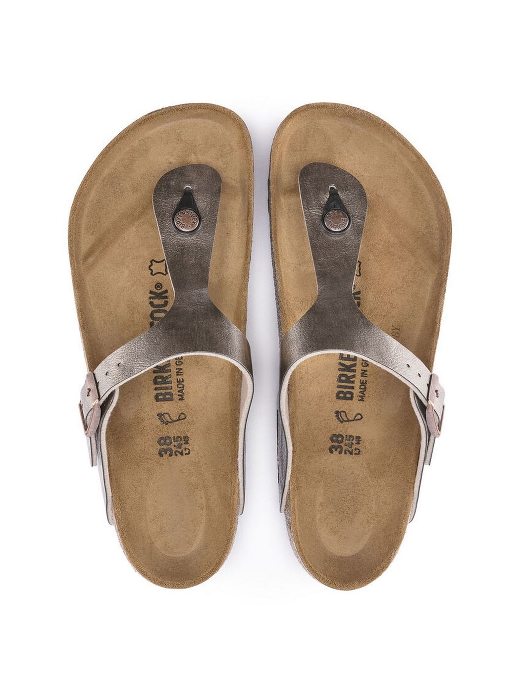 BIRKENSTOCK Sandalo Donna Gizeh 1016144 Argento gioboutiqueweb