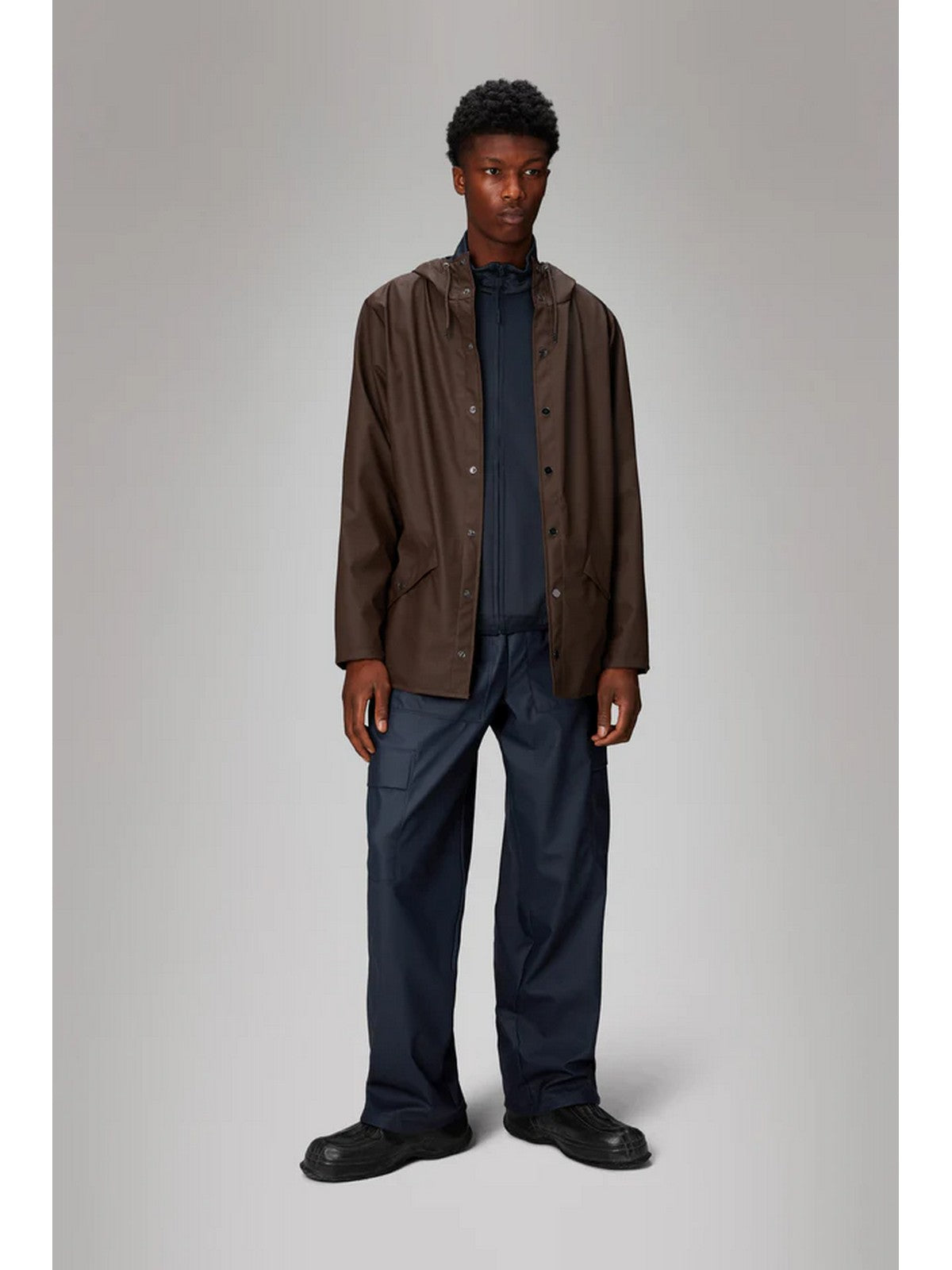 RAINS Giubbino Unisex adulto Jacket W3 12010 FRM Marrone