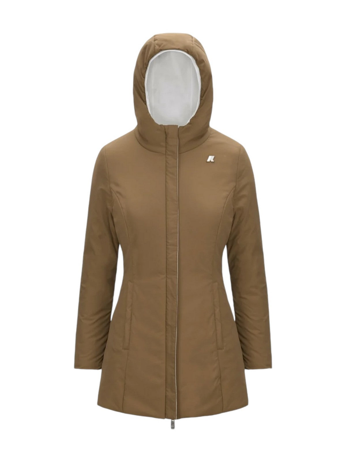 K-Way Damenjacke Denise St. warme doppelte K6128UW White Asi