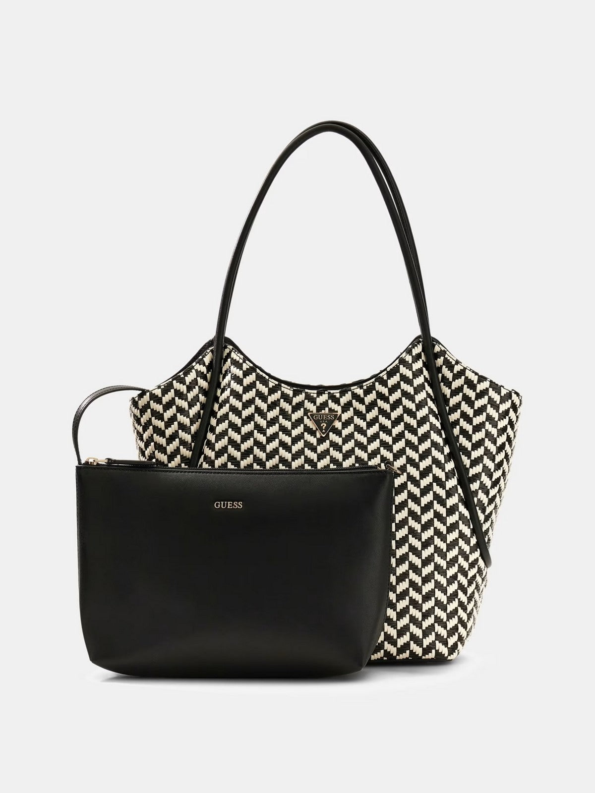 GUESS Borsa Donna TESSI 2 IN 1 TOTE HWWG76 91230 BML BLACK MULTI