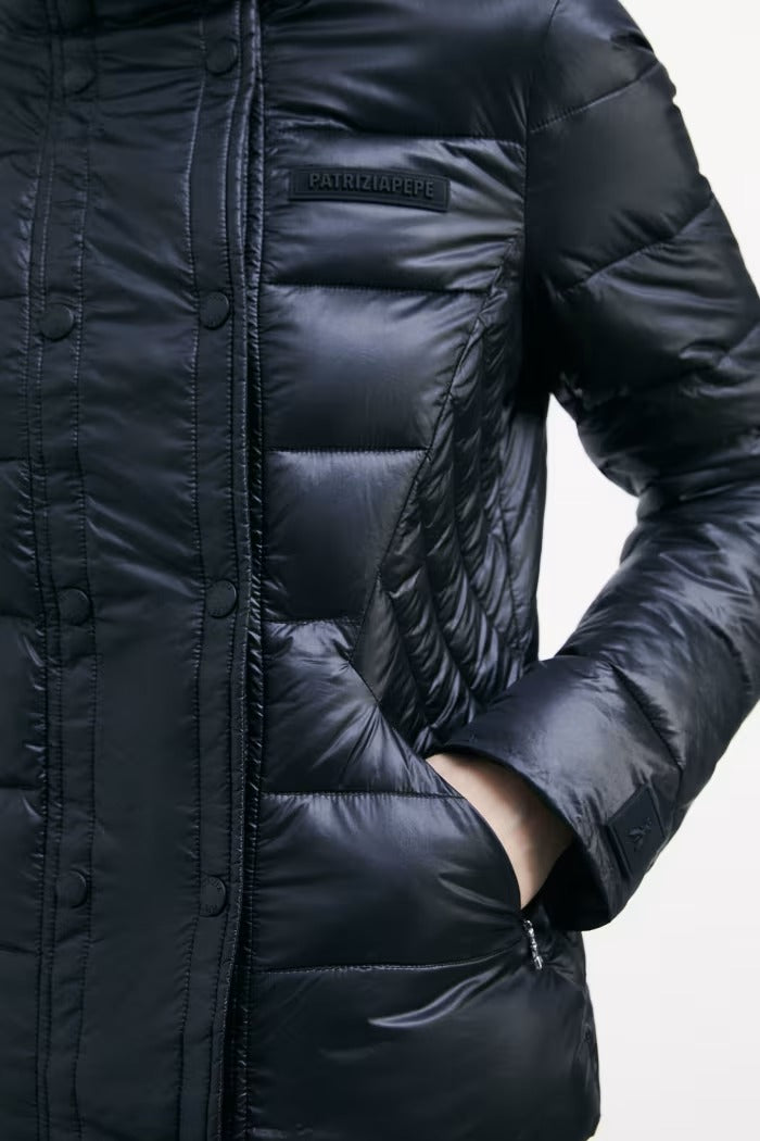PATRIZIA PEPE Piumino Donna 8O0192 A631 K103 NERO