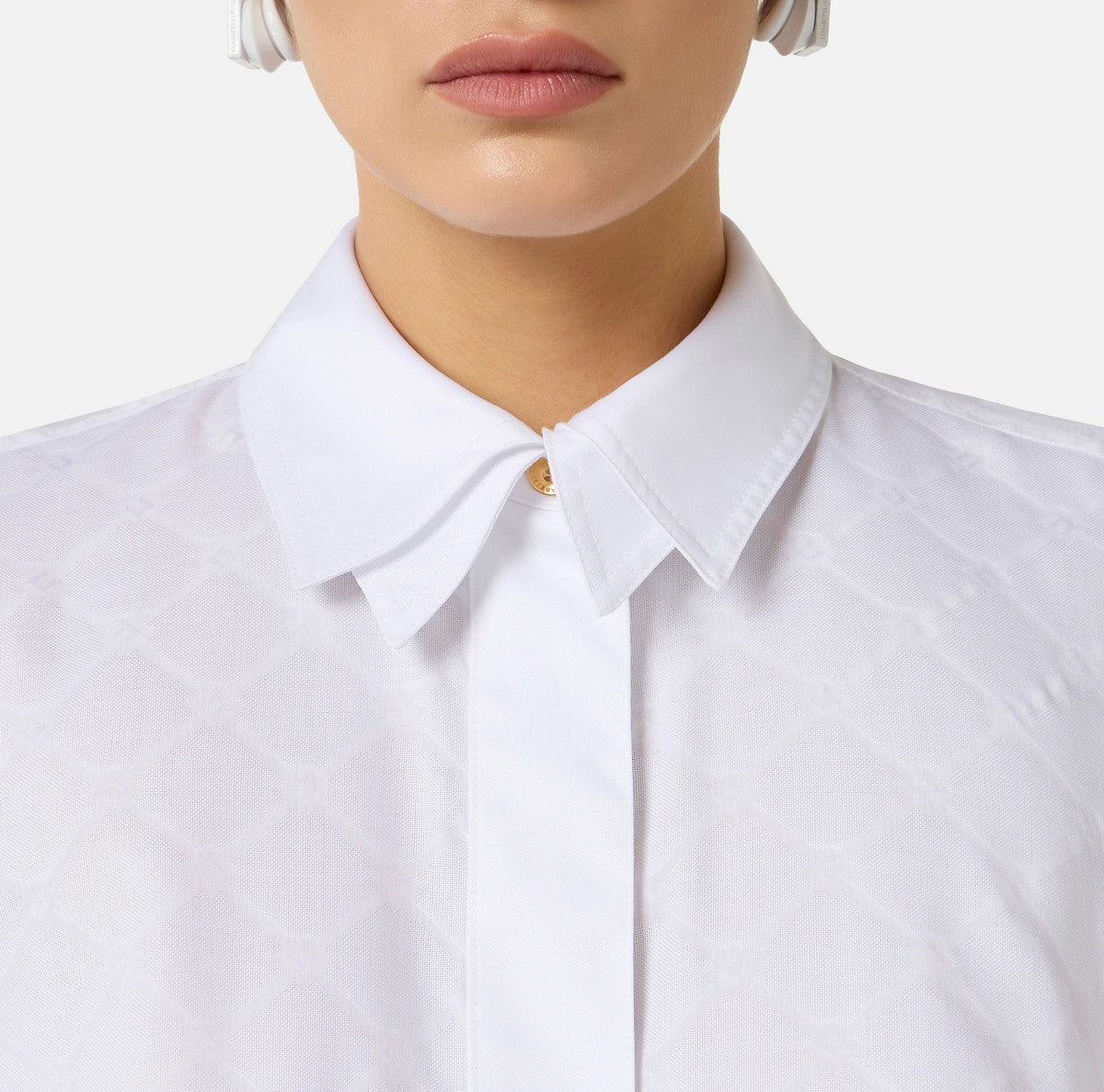 ELISABETTA FRANCHI Camicia Donna CA14161E2 100 Bianco