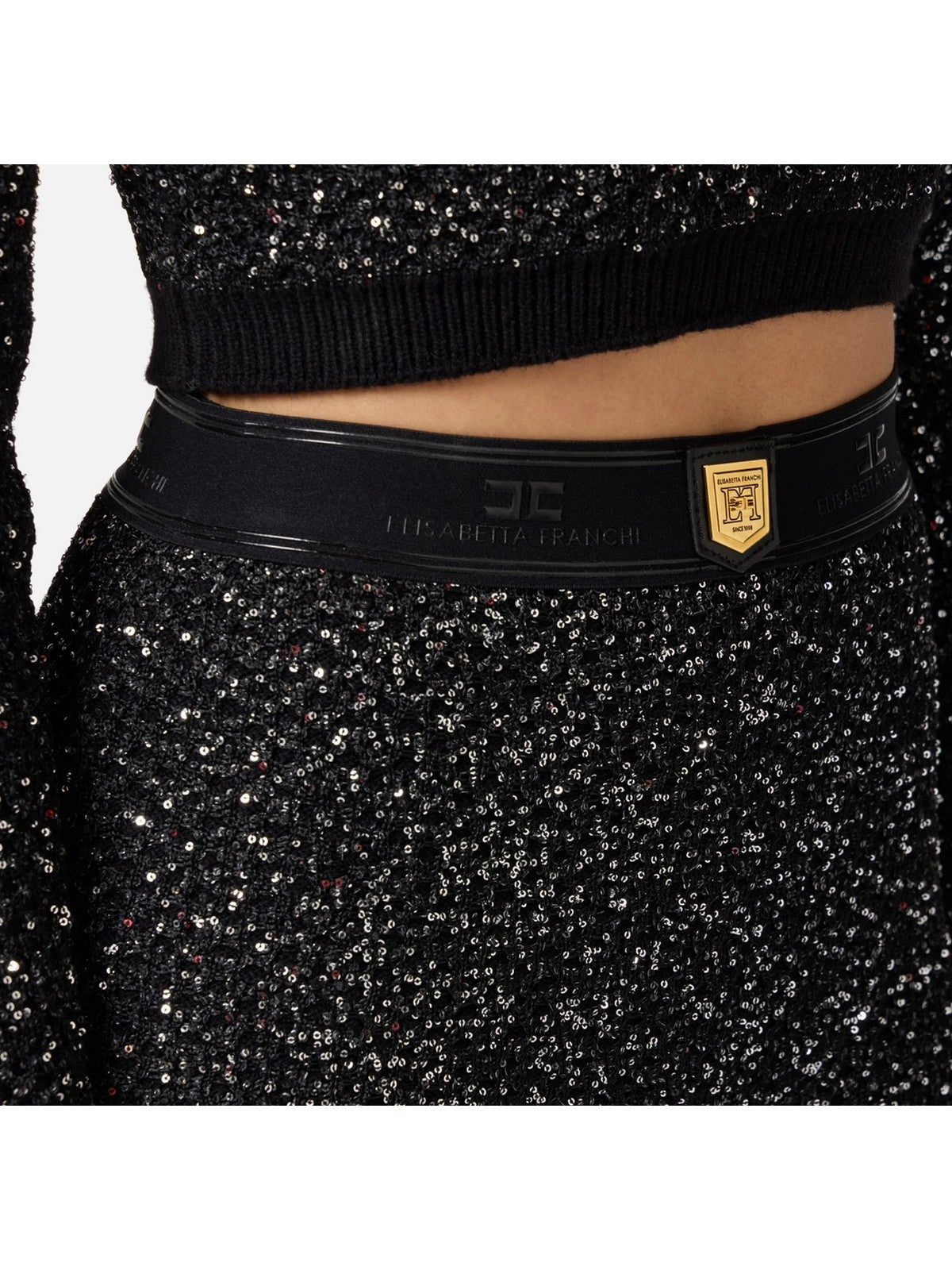 ELISABETTA FRANCHI Pantaloncino Donna KS01M47E2 X16 Nero gioboutiqueweb