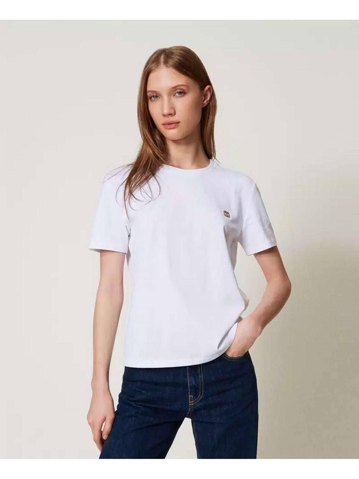 TWINSET T-shirt Donna 251TP2074 00001 Bianco gioboutiqueweb
