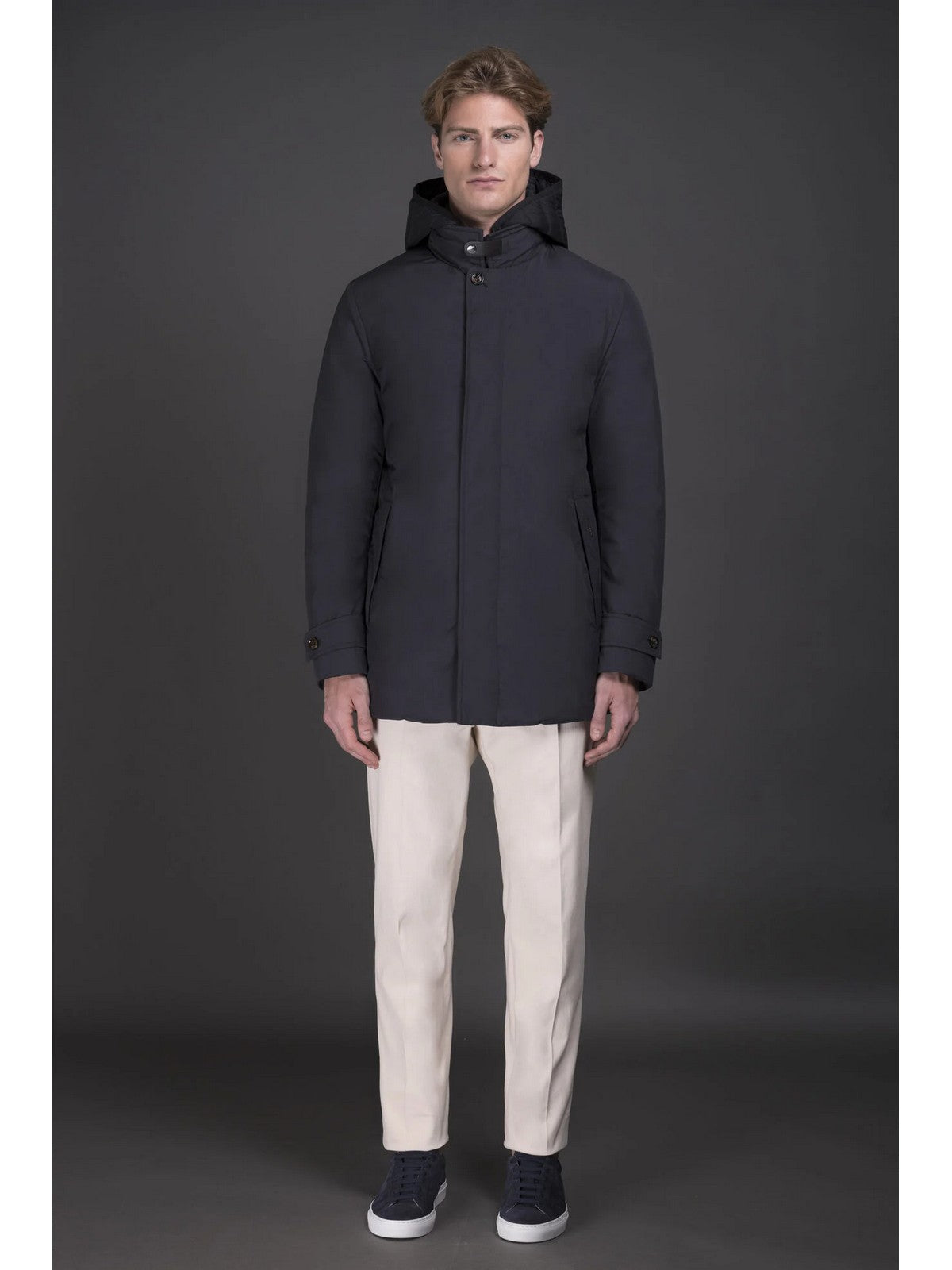 MOORER Giubbino Uomo RAFFAELLO-STP MOUGI100261 TEPA023 U0498 BLU