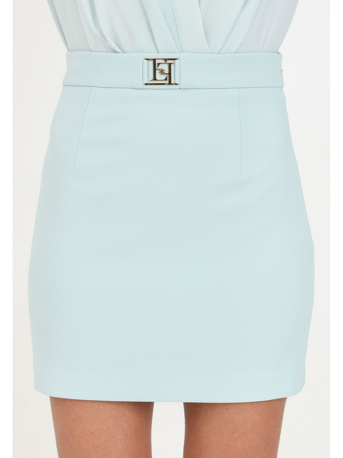 ELISABETTA FRANCHI Gonna Donna GOT0341E2 BV9 Verde gioboutiqueweb