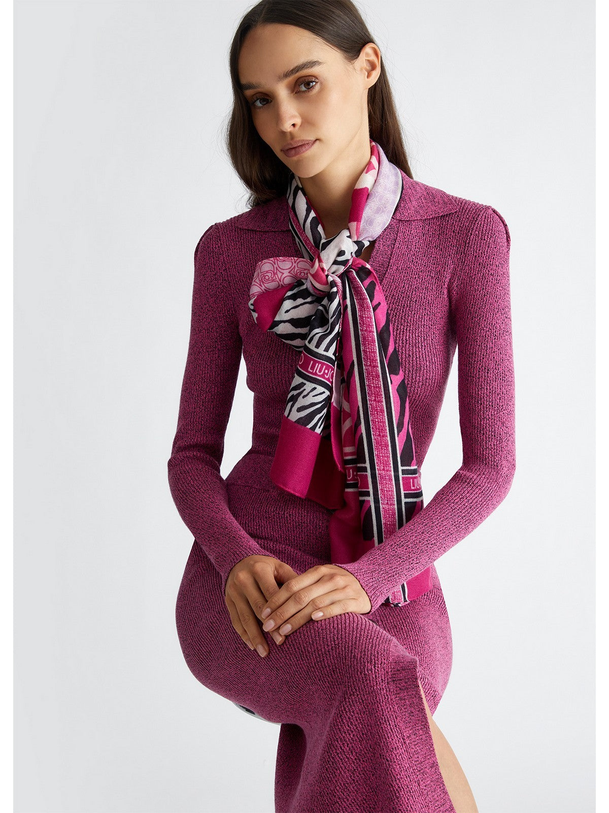 LIU JO SOFT Sciarpa Donna 2F4105T0300 92434 Rosa gioboutiqueweb