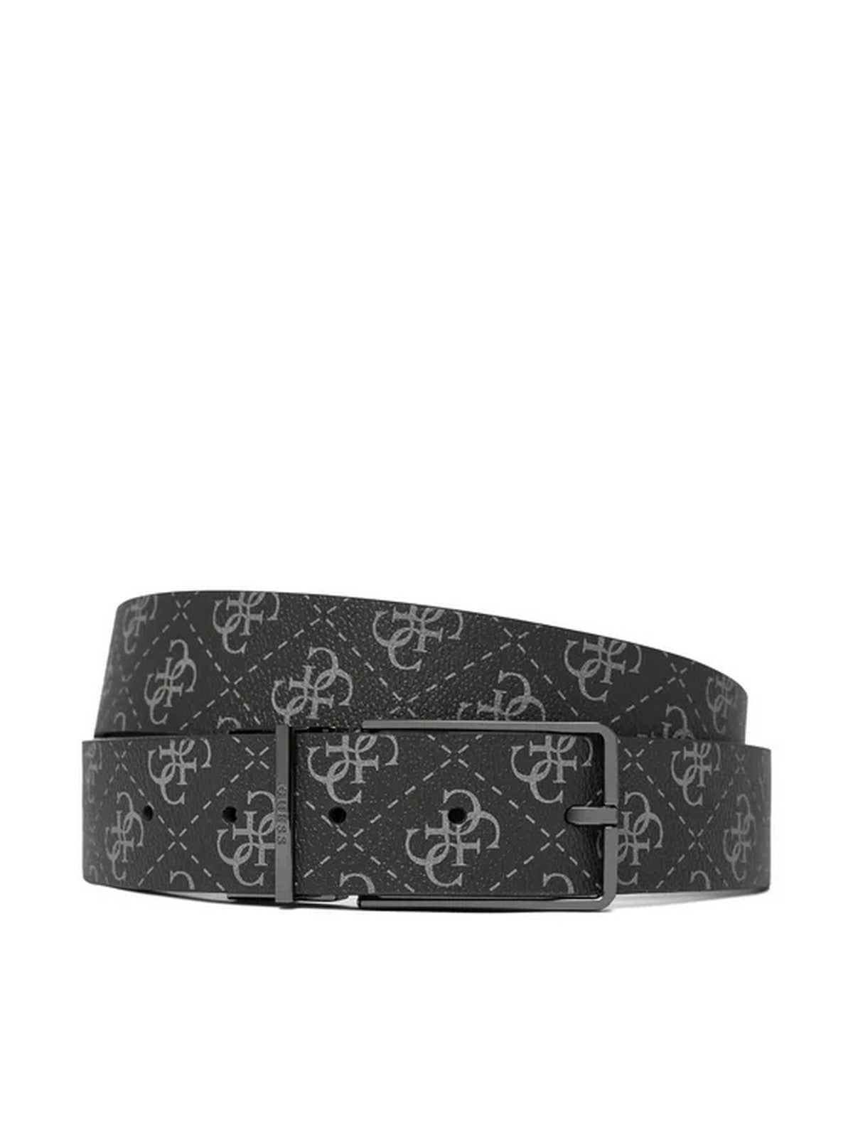 GUESS Cintura Uomo GIFT BELT + KEYRING GFBOXM P6104 DAB DARK BLACK